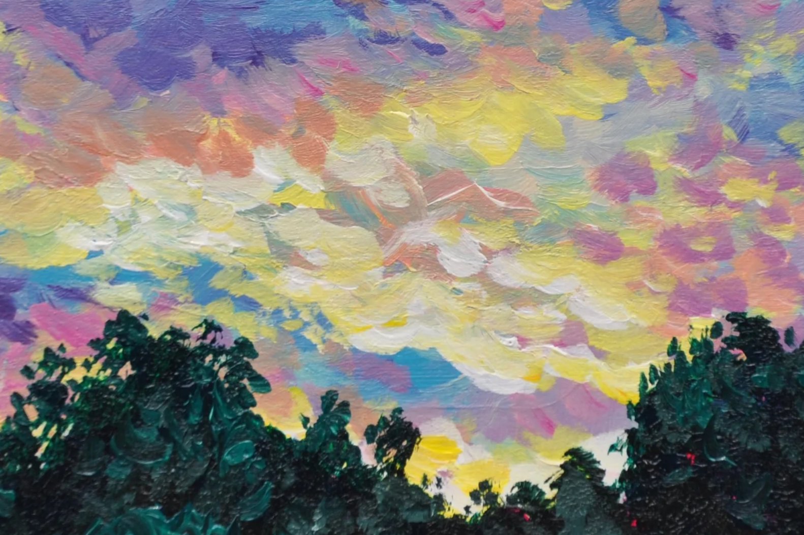 Original Sunset Painting