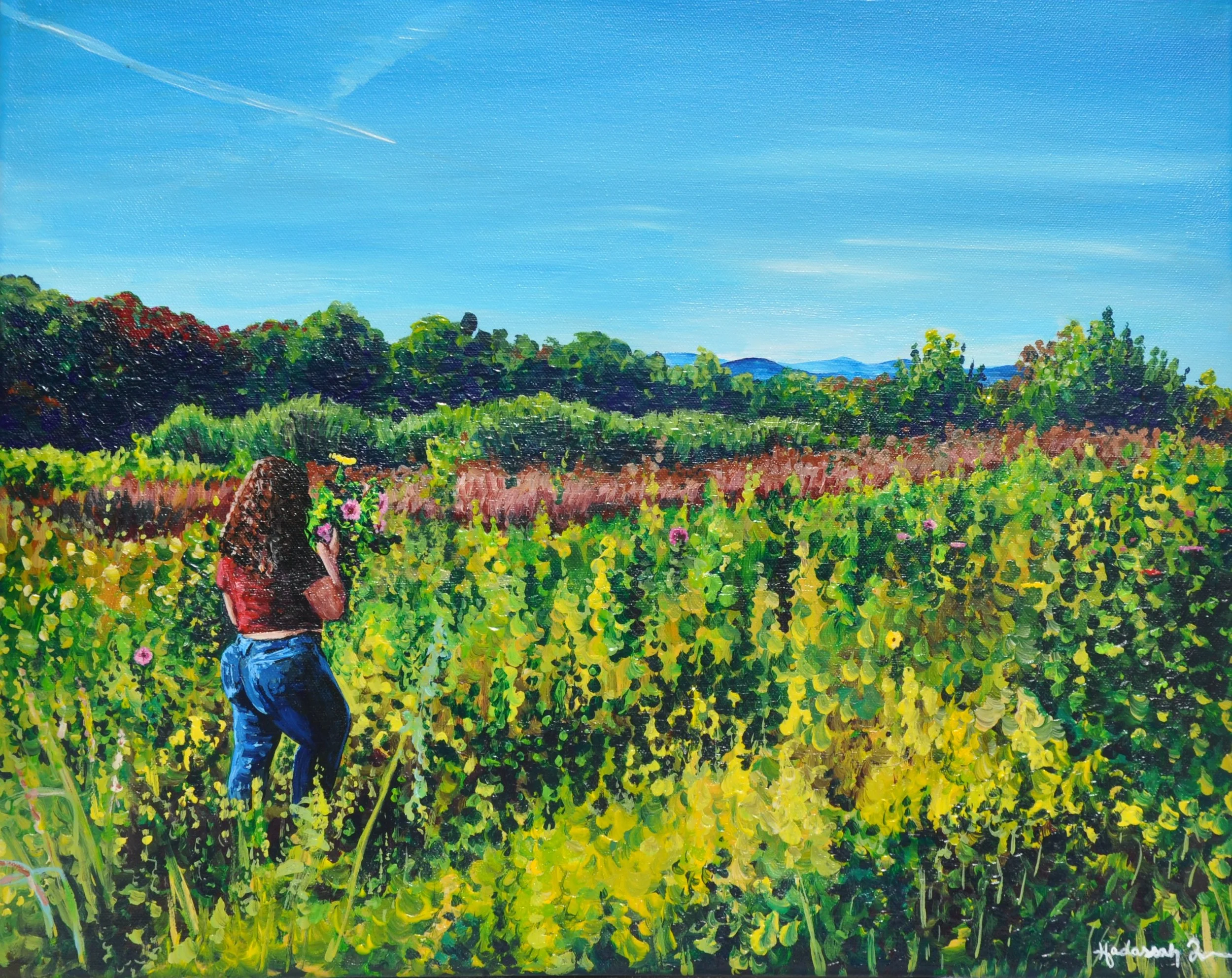 "Consider the Wildflowers 003" (Original Painting)