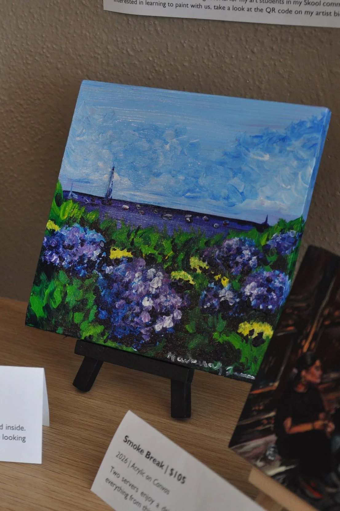 Rhode Island Hydrangeas Original Painting