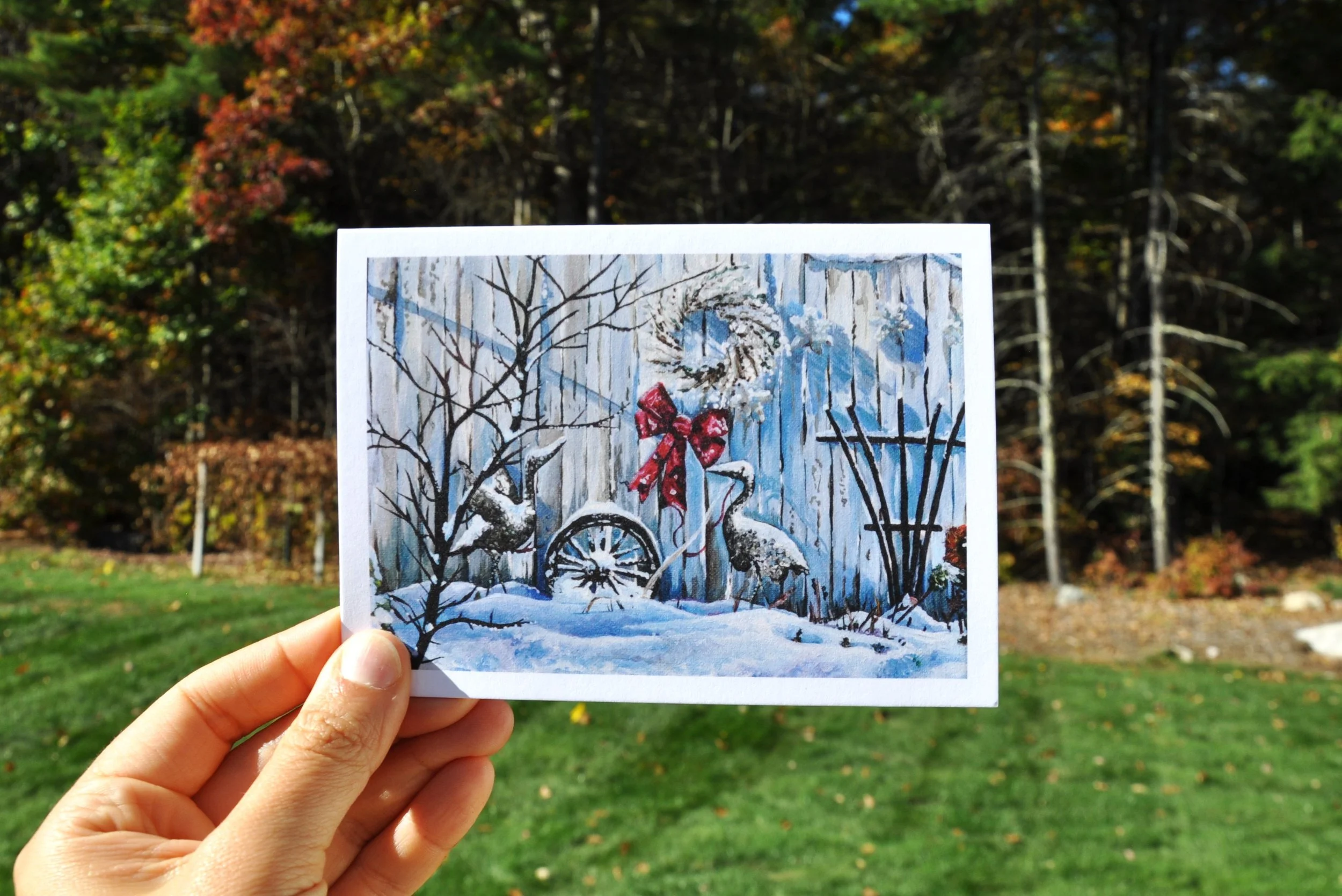 Christmas Card Original Art