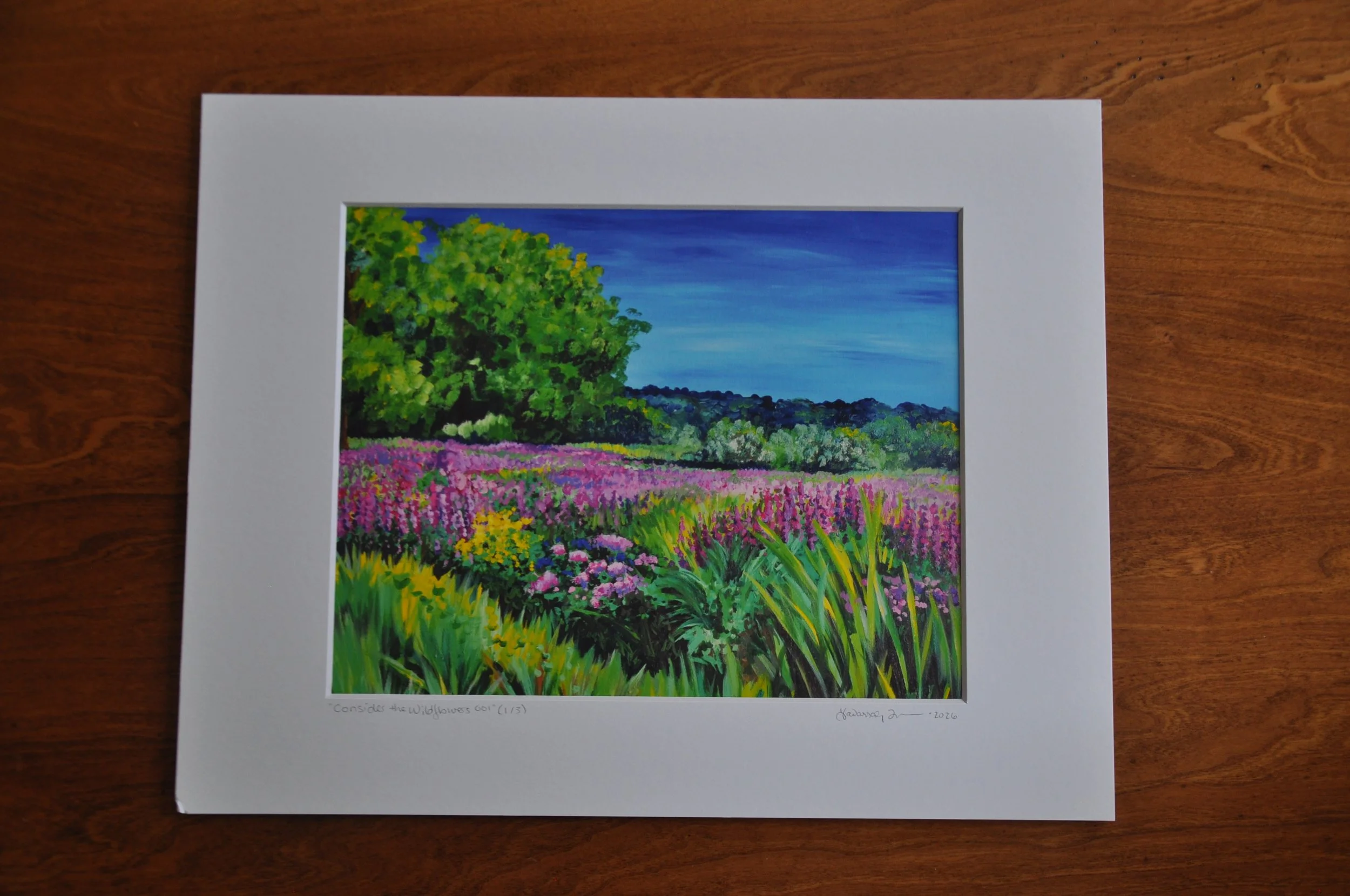 Limited Edition Print - "Consider the Wildflowers 001"
