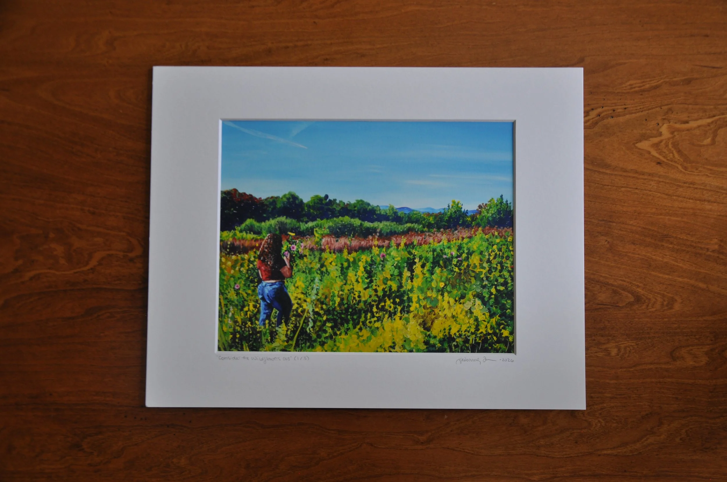 Limited Edition Print - "Consider the Wildflowers 003"