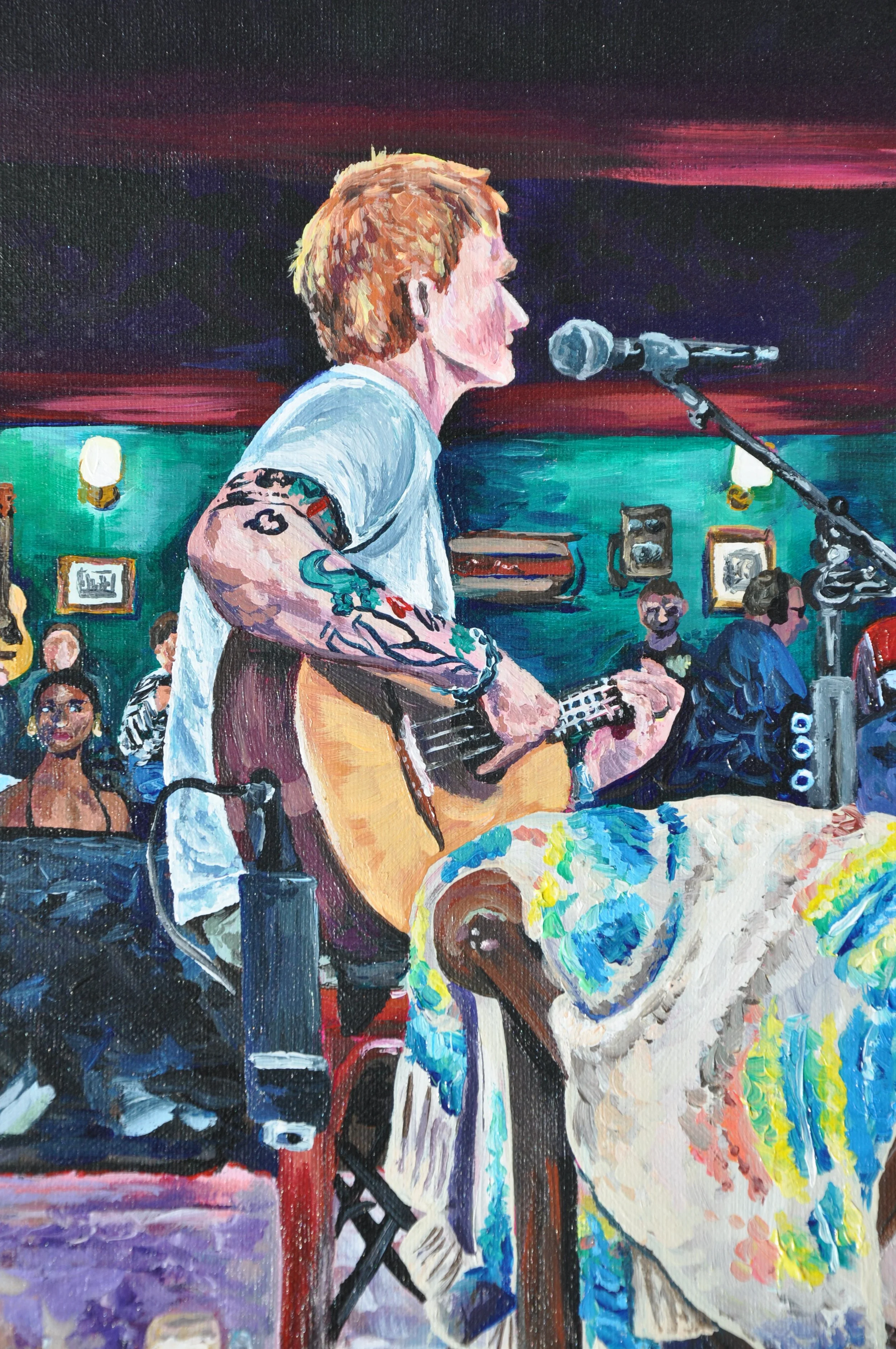 Old Phone Pub Original Painting