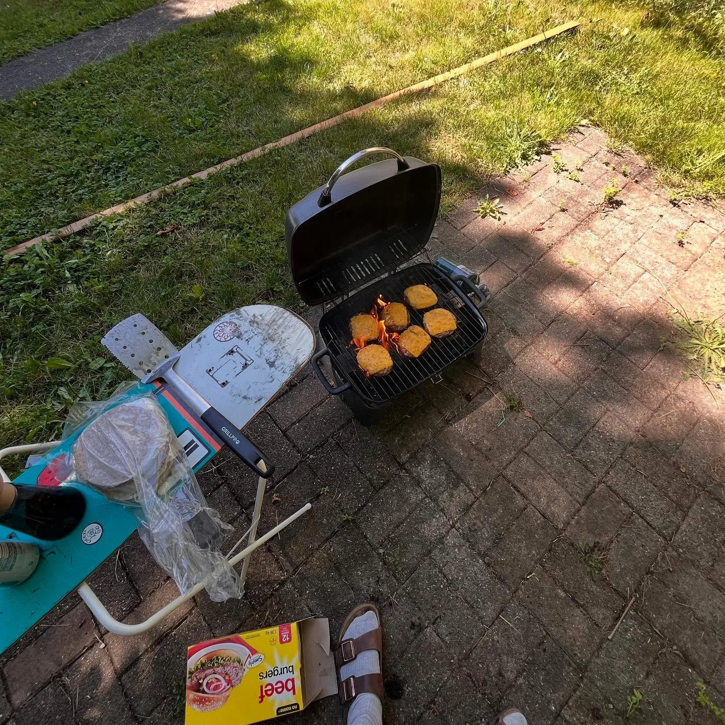 Recording at the house means you get to have a BBQ during your session
