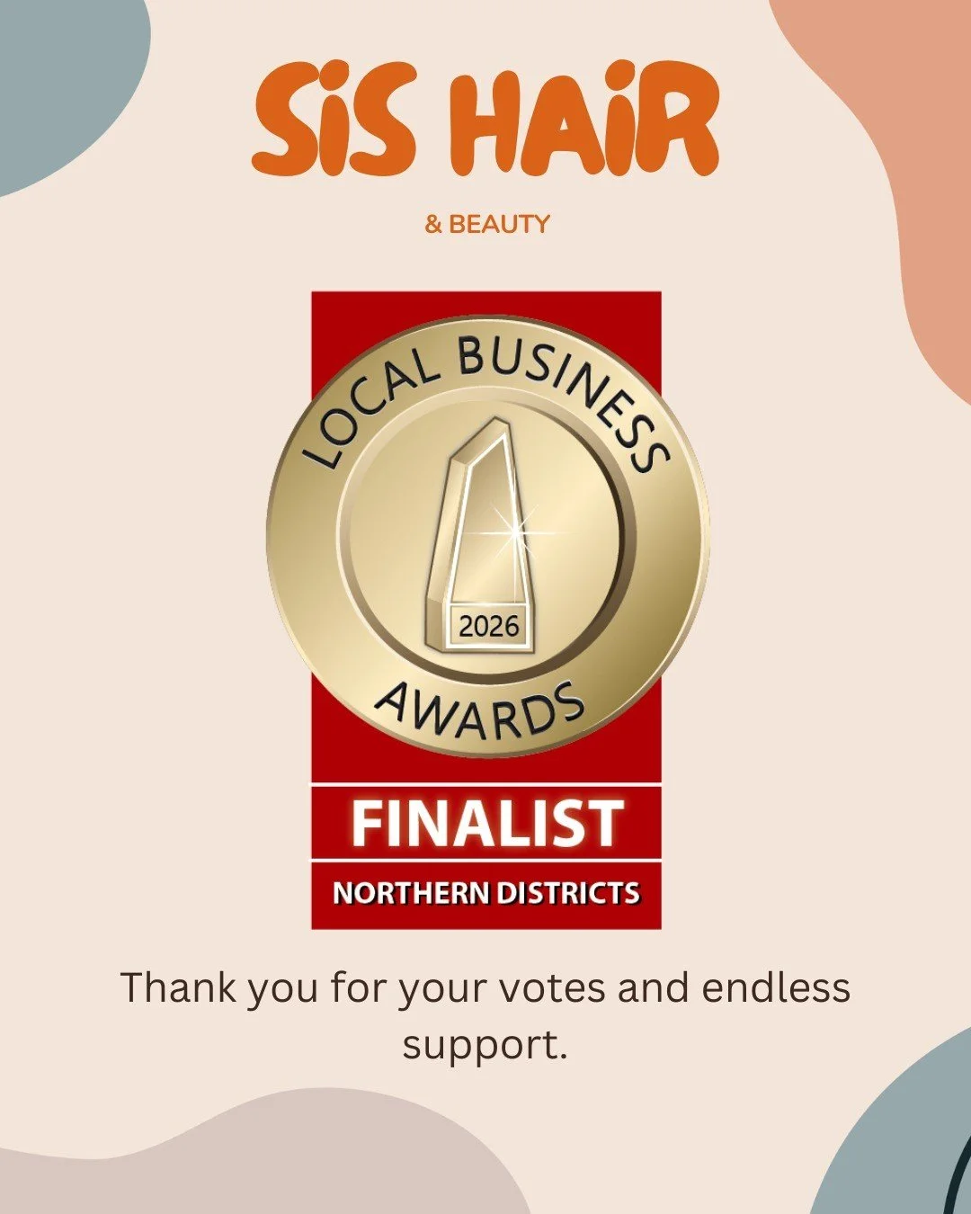 We&rsquo;re honoured to be named a Local Business Awards Finalist.

Thank you to all our wonderful clients for your votes and continued support. We truly appreciate each and every one of you.