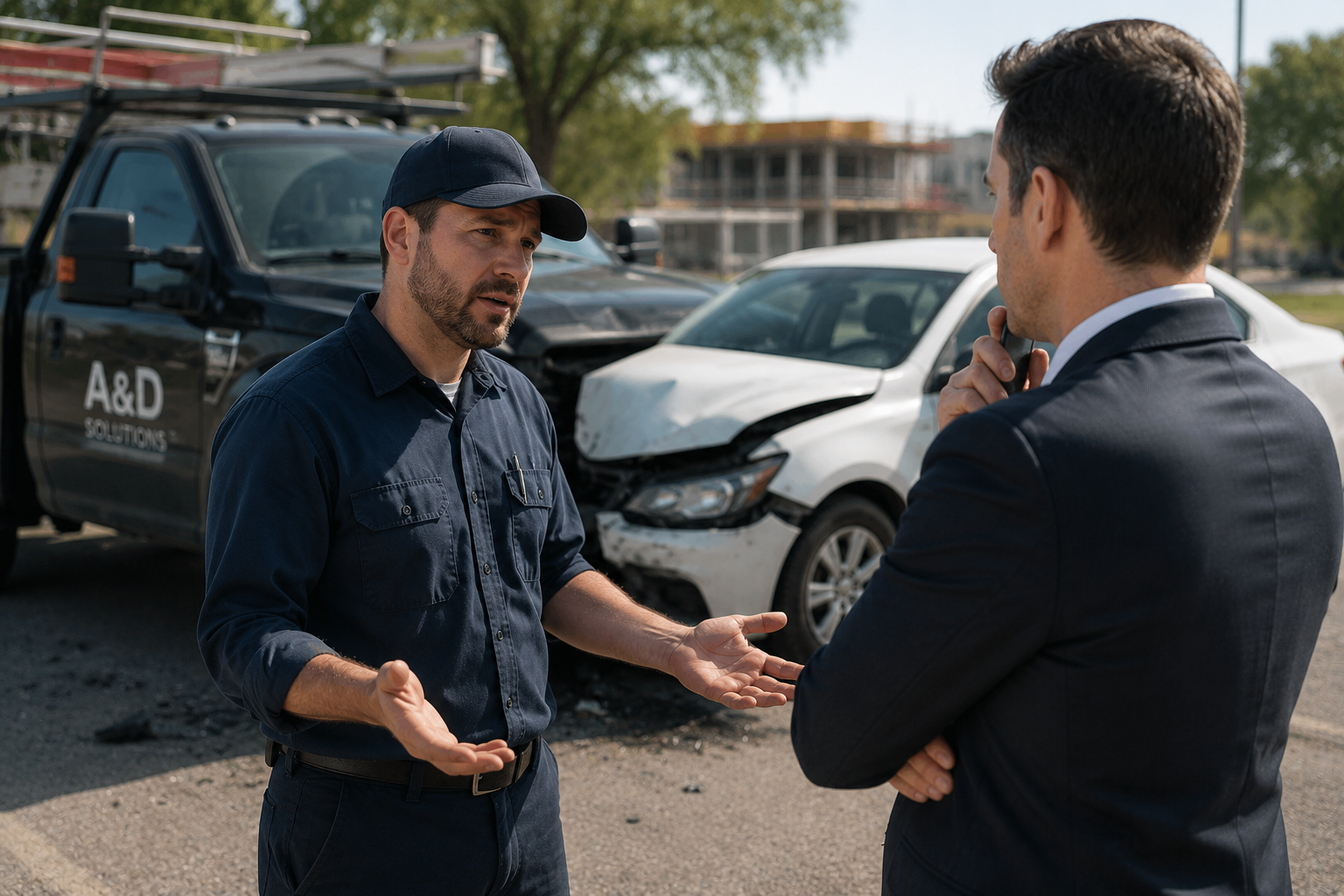 What Happens If the At-Fault Driver Was Working When the Accident Occurred?