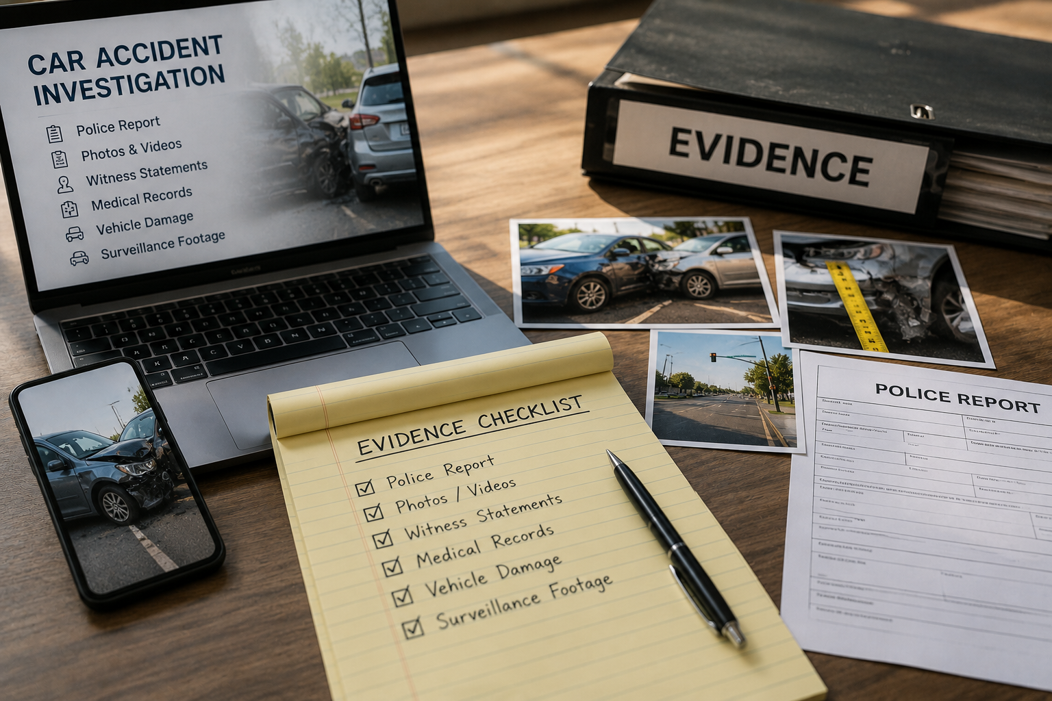 What Evidence Helps Win a Texas Car Accident Claim?