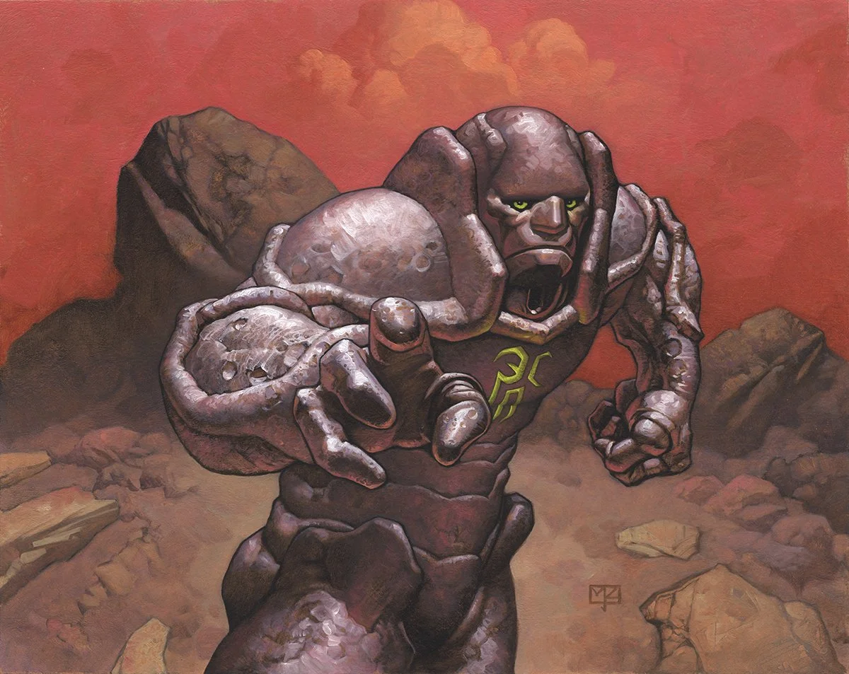 Karn, Silver Golem — Mark Zug Art