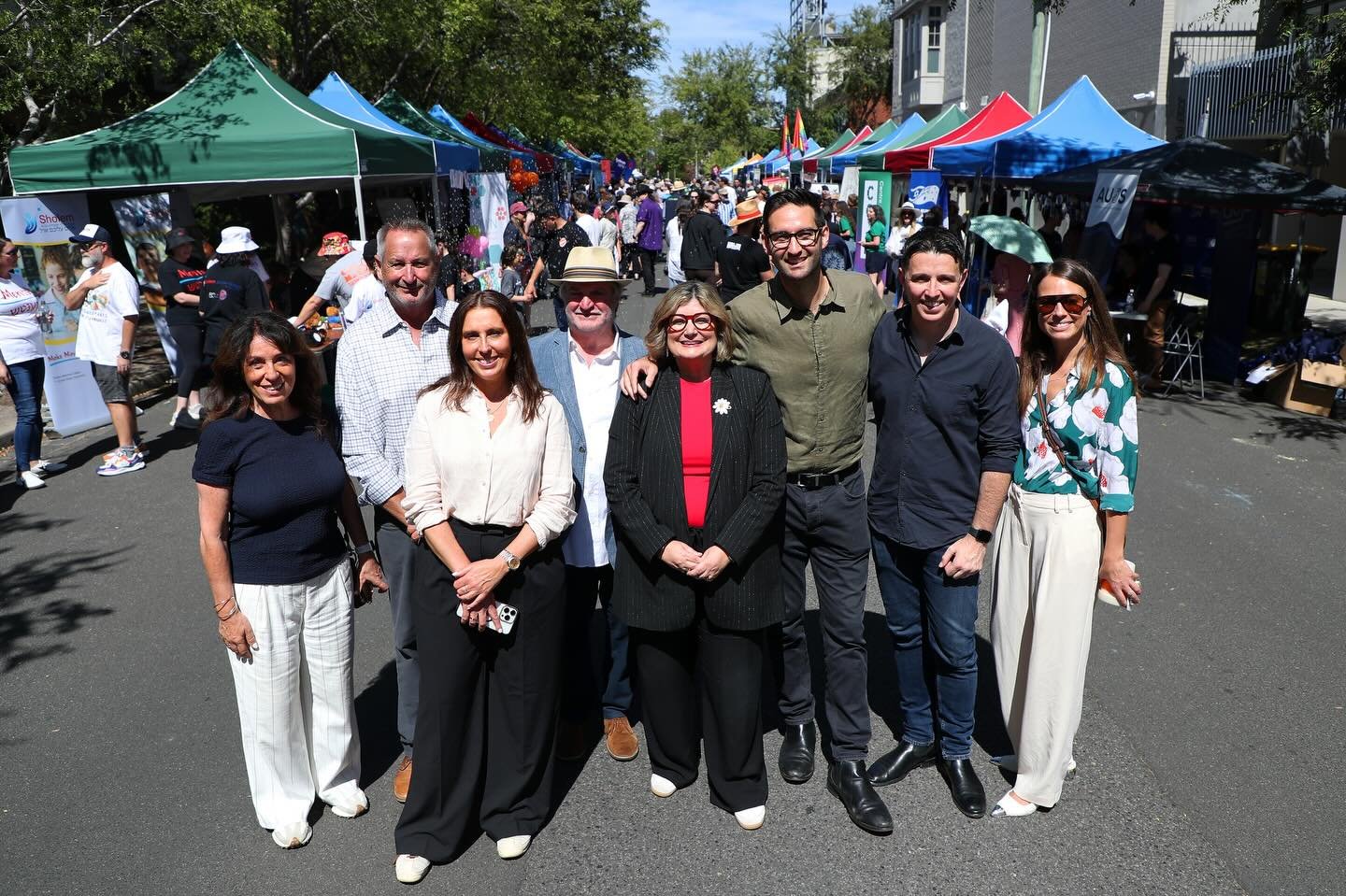 What a day 💫

The energy, colour and spirit of the In One Voice Festival was on full display on Sunday - a powerful celebration of Jewish creativity, community and cultural pride.

We were honoured to welcome Minister Natalie Suleyman, who joined th