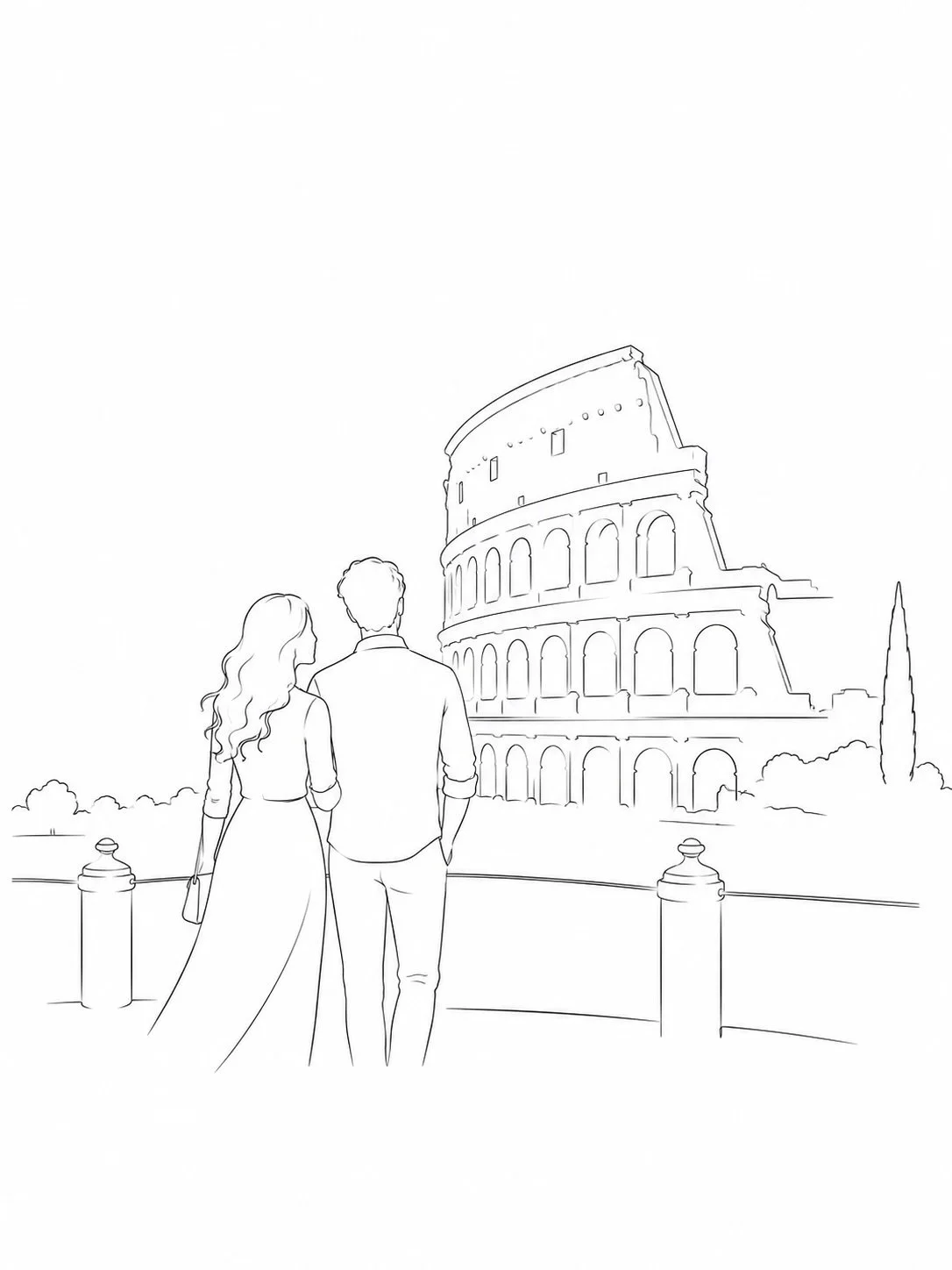 Imagine standing together in Rome and looking at the Colosseum together with the person you&rsquo;ve chosen to do life with, thinking about the life you are building together &amp; knowing that you two are the only ones who truly know what is being b
