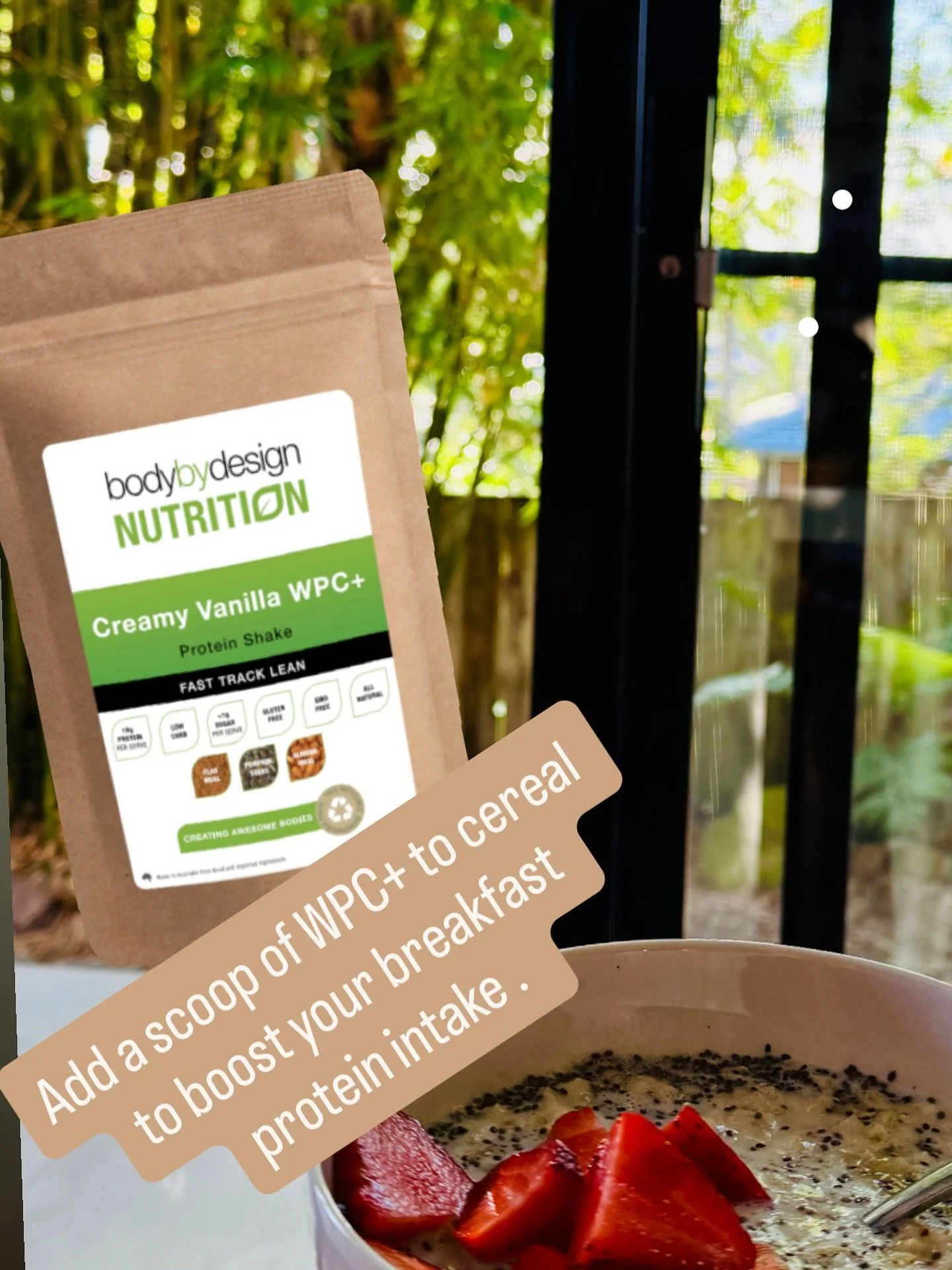 When you need to up your #protein game. #biodegradable #lean #cleaneating #muscle #buildleanmuscle