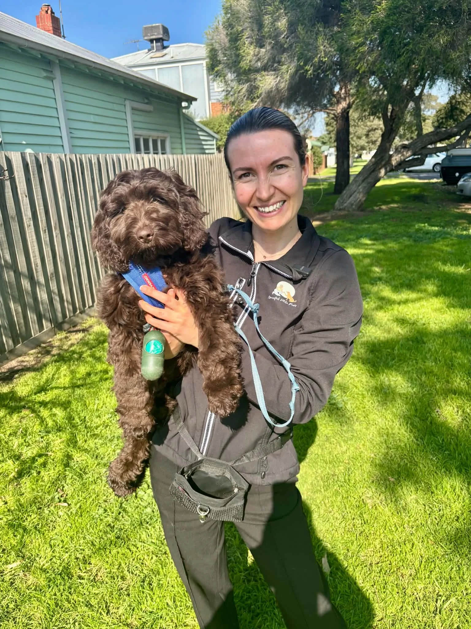 Grace, VSA-certified dog trainer and founder of Graceful Little Paws