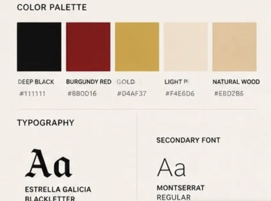 colors for estrella galicia hand fans proyect