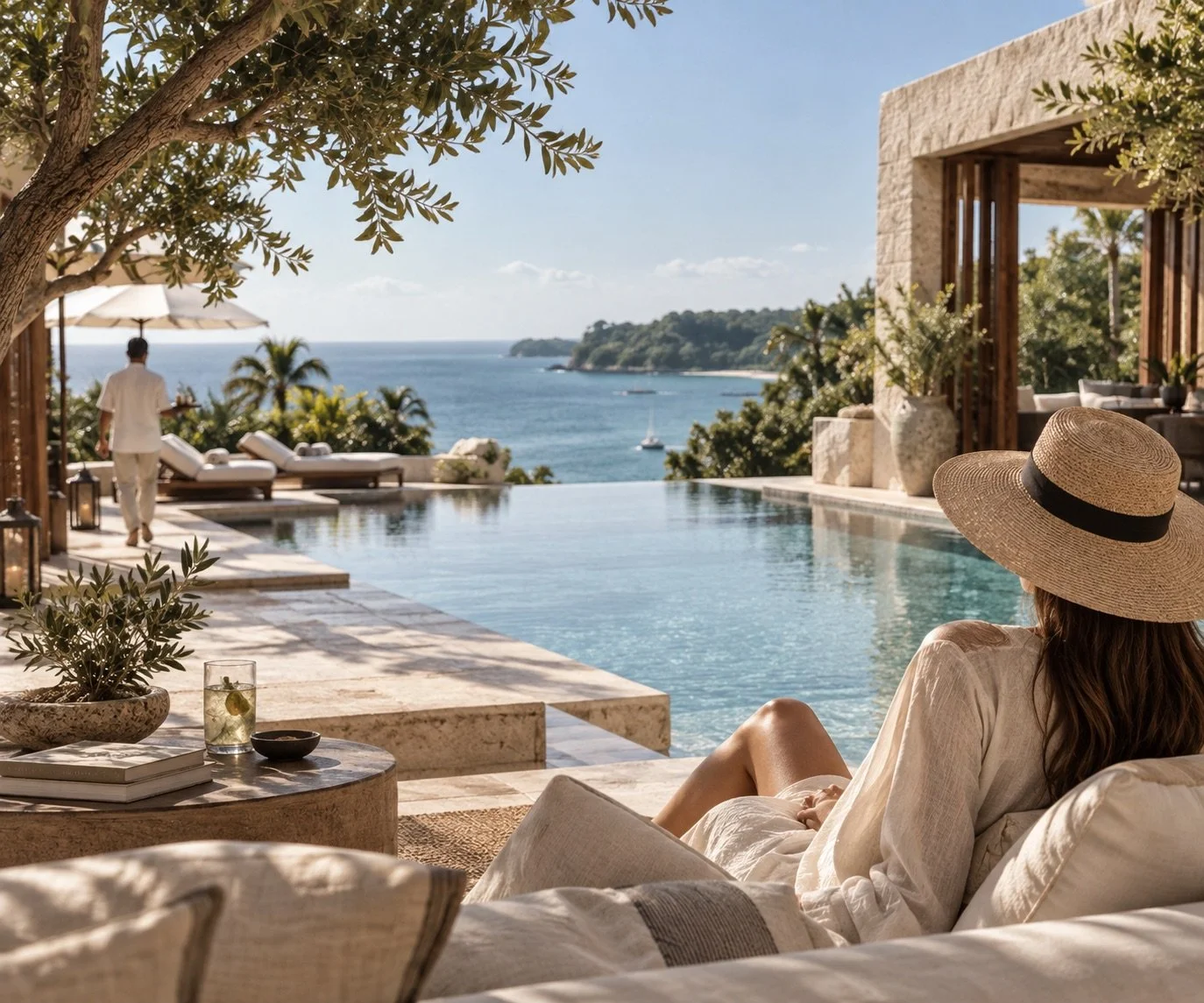 Luxury resort guest experience representing bespoke hospitality gifting and experiences by Island Whisper Atelier.