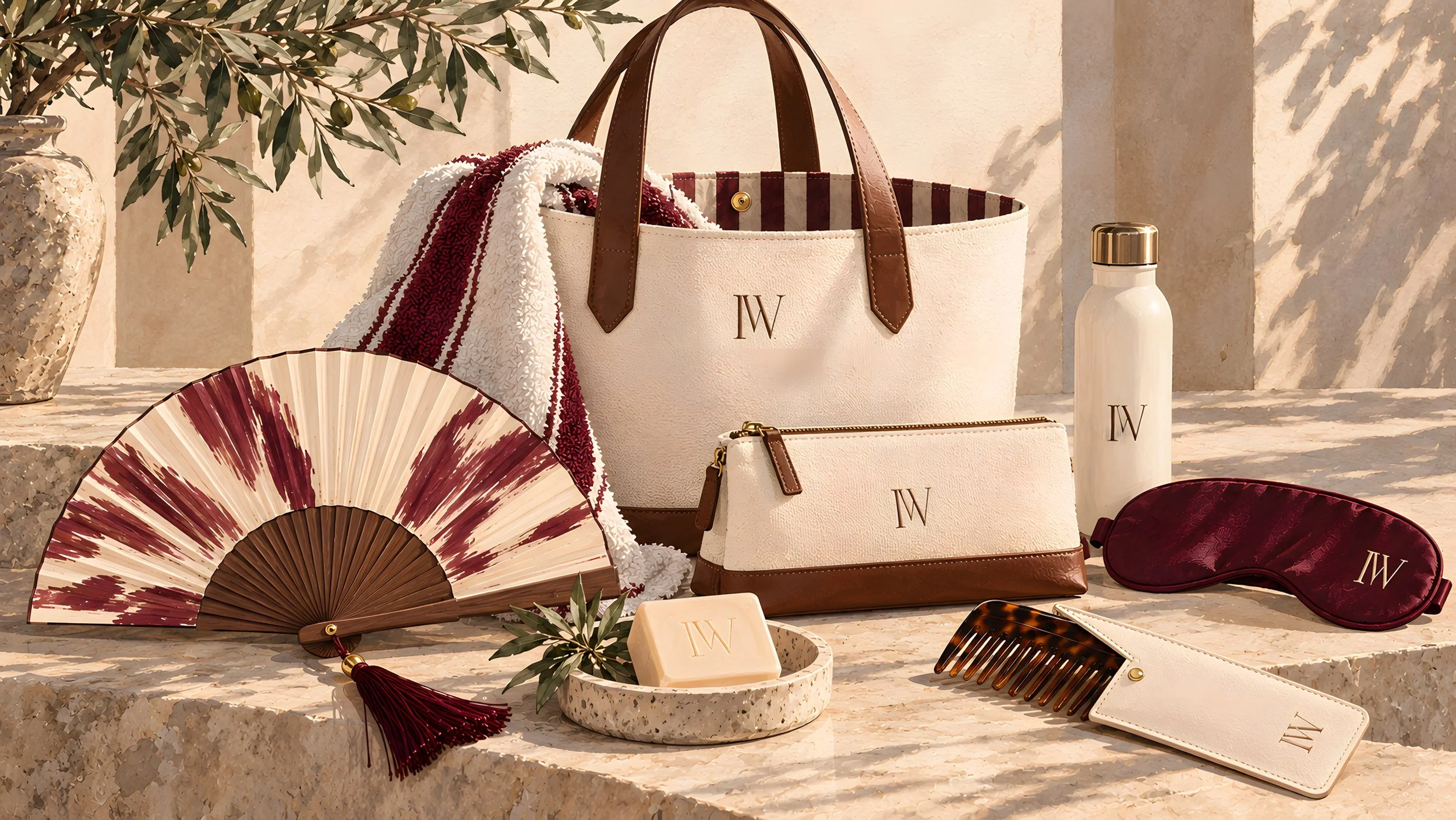 Coordinated hospitality collection developed through creative direction, sampling and production planning.