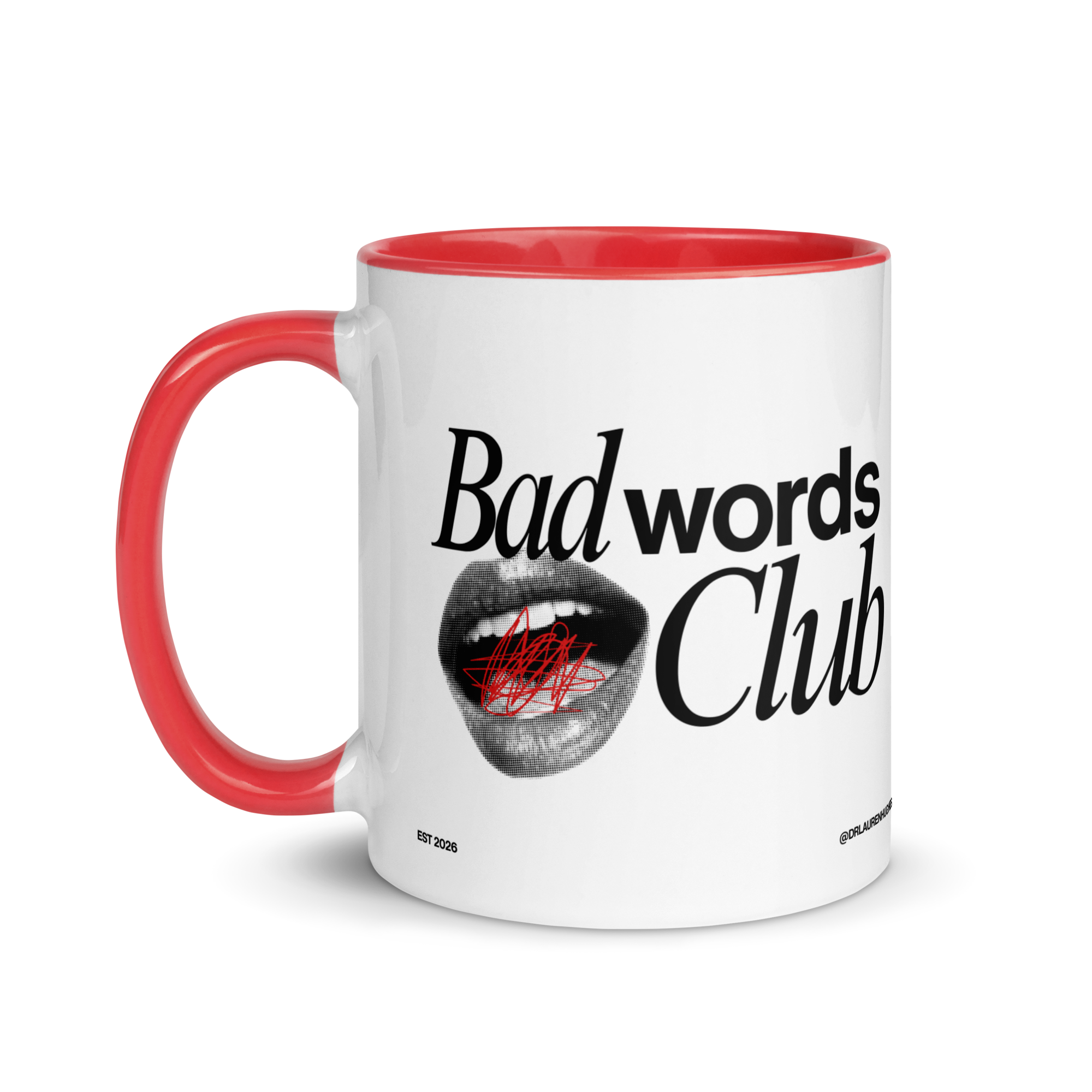 Bad Words Club Mug with Color Inside