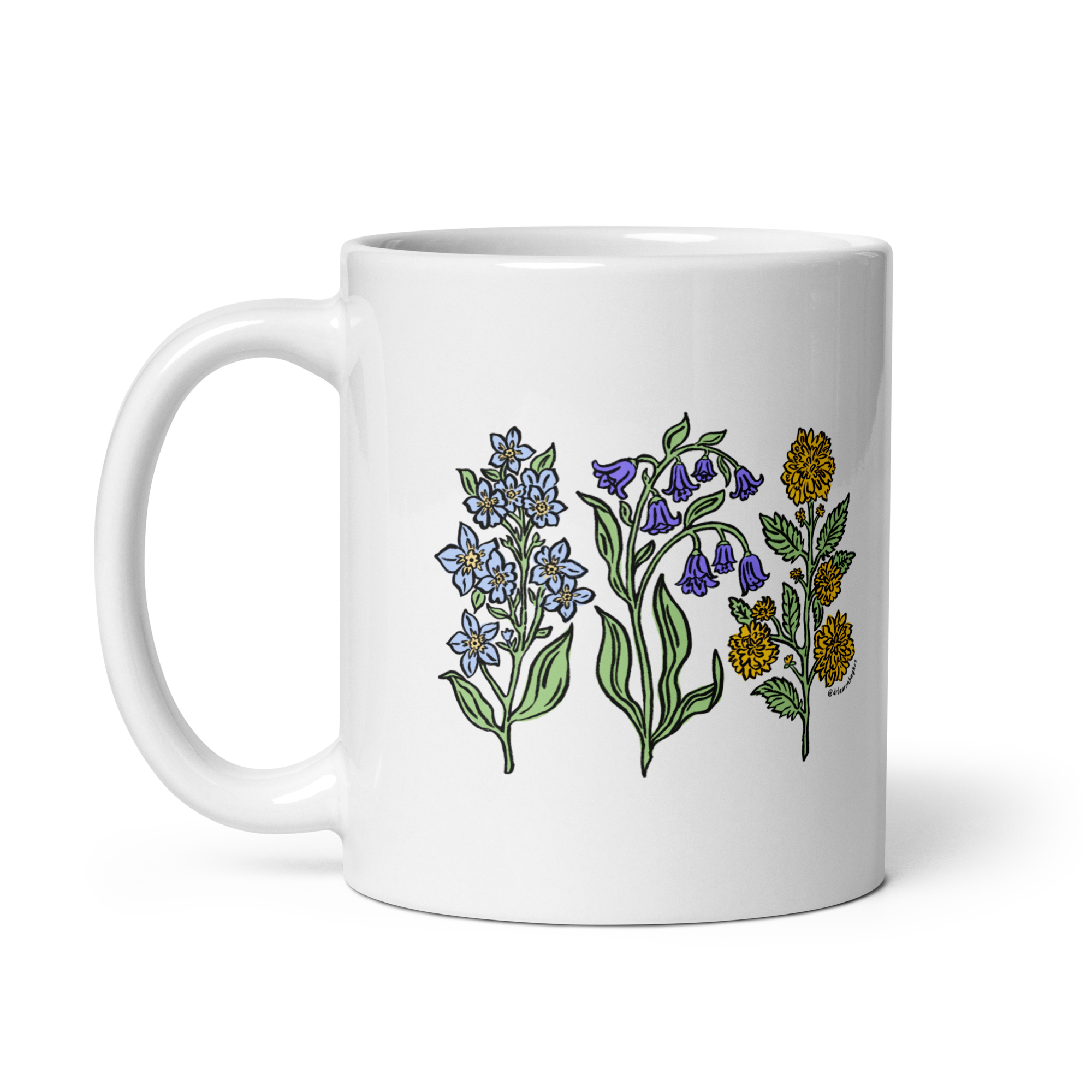 FBK Flowers Mug White Mug