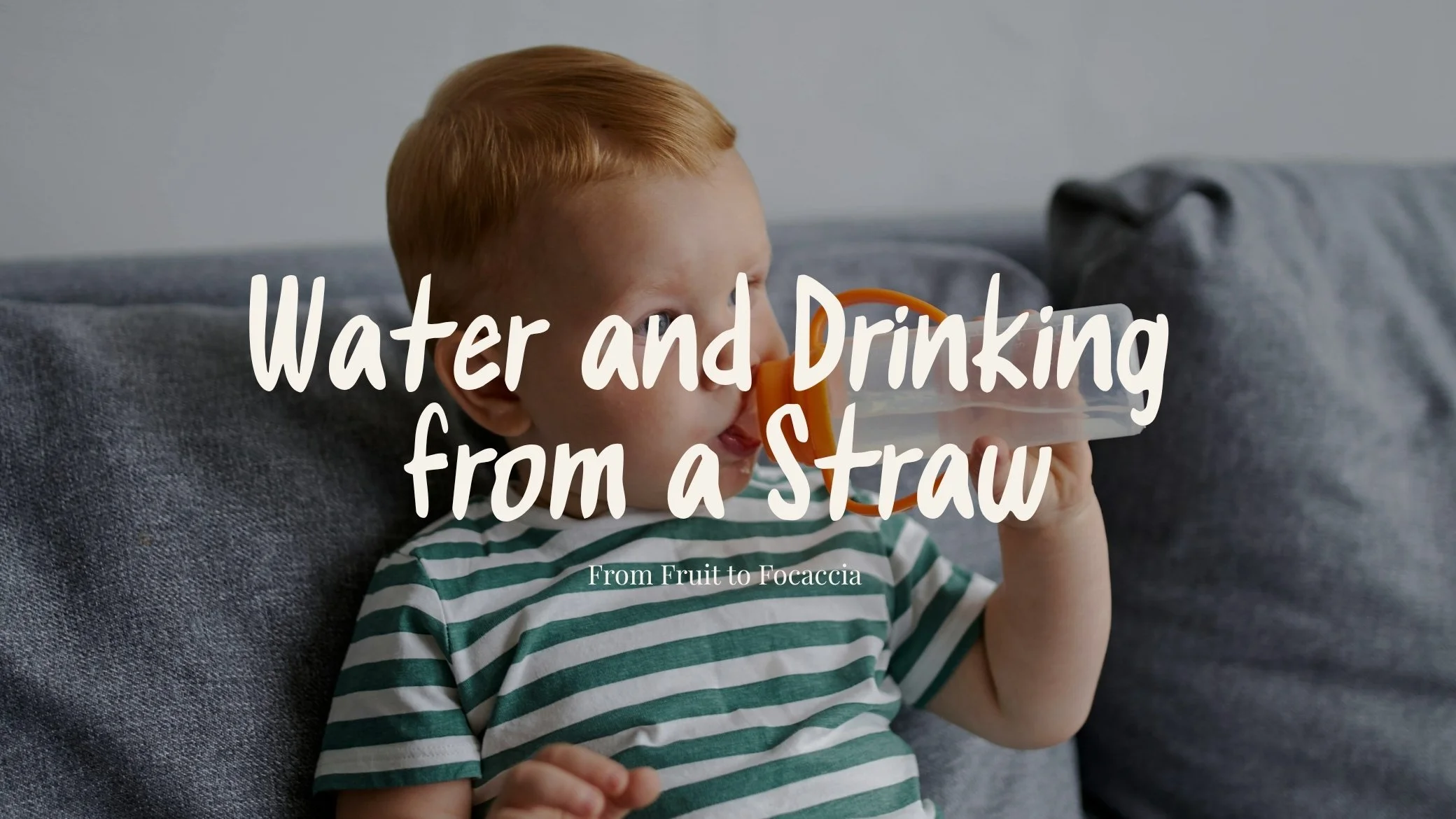 Water and drinking from a straw
