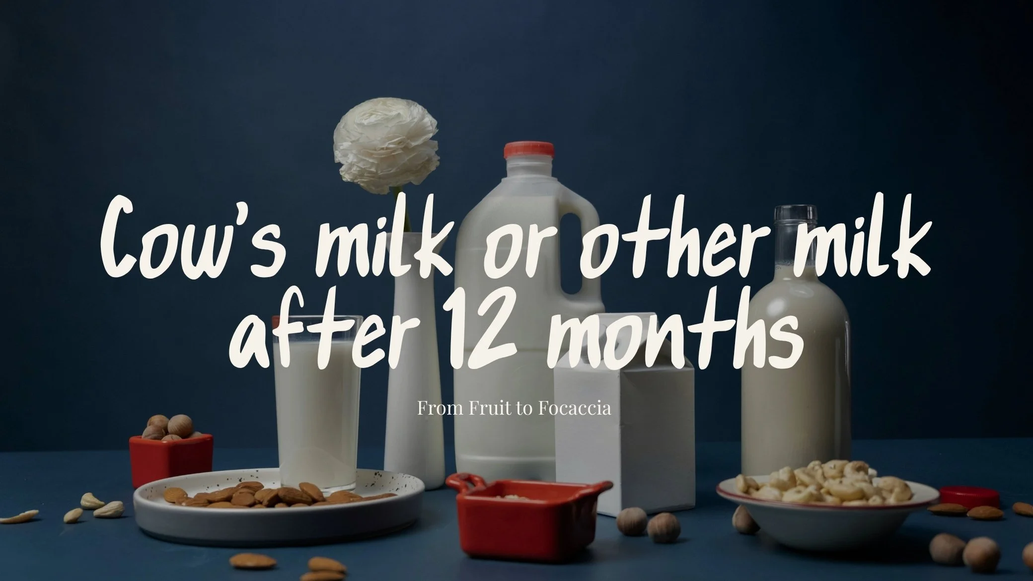 What about cow’s milk or other milk after 12 months?