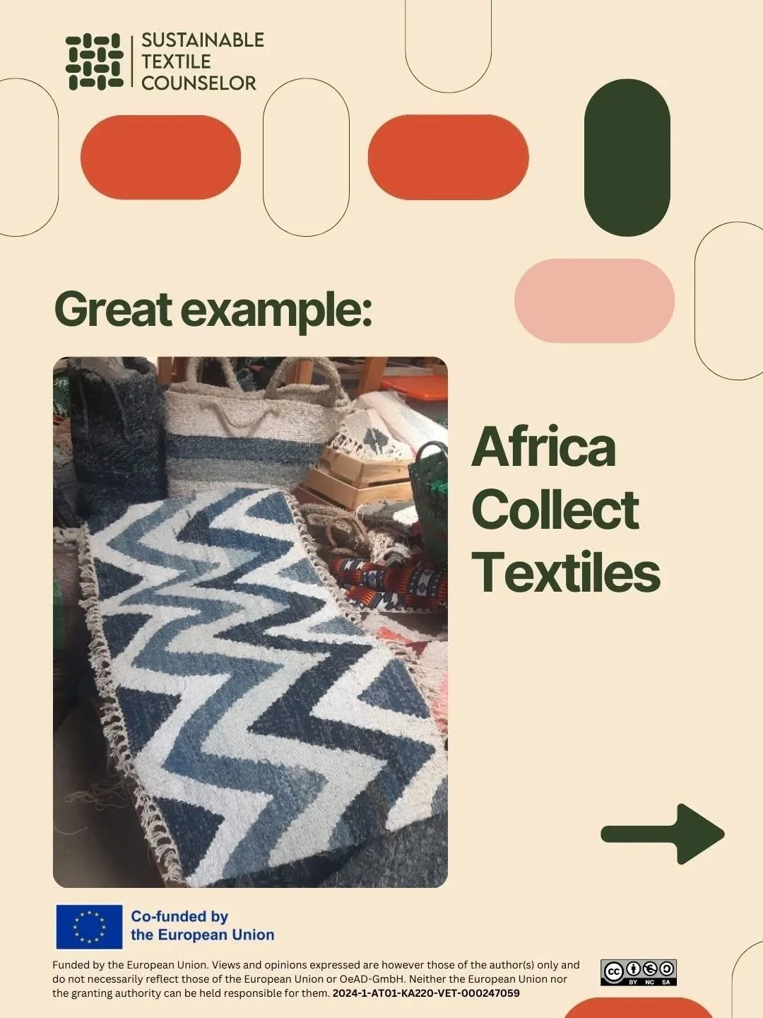 🌍 Circular textiles in action.

Africa Collect Textiles in Nairobi, Kenya is a great example of how textile waste can be transformed through circular thinking. By collecting, sorting, redistributing, and upcycling used clothing, ACT helps reduce was