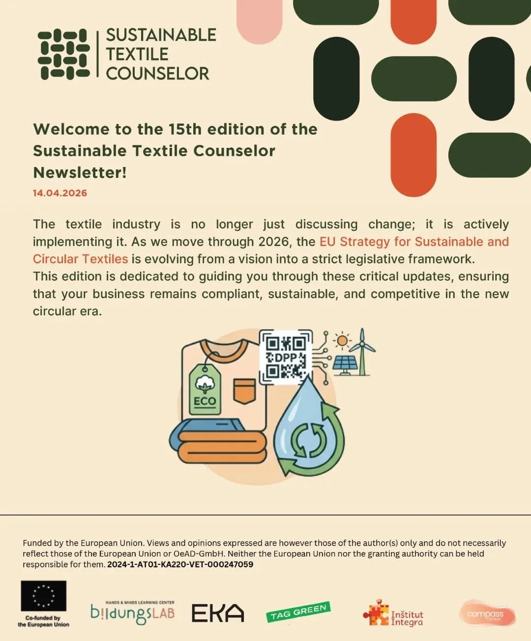 From vision to law.
The textile industry is no longer just talking about change &mdash; it&rsquo;s being shaped by it. As 2026 unfolds, EU regulations are turning sustainability into a legal framework, redefining how we design, produce and take respo