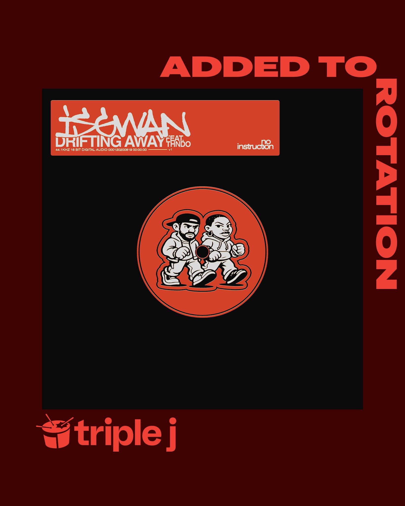 @isgwan - Drifting Away feat @thndo.music added @triple_j this week 💙 ️