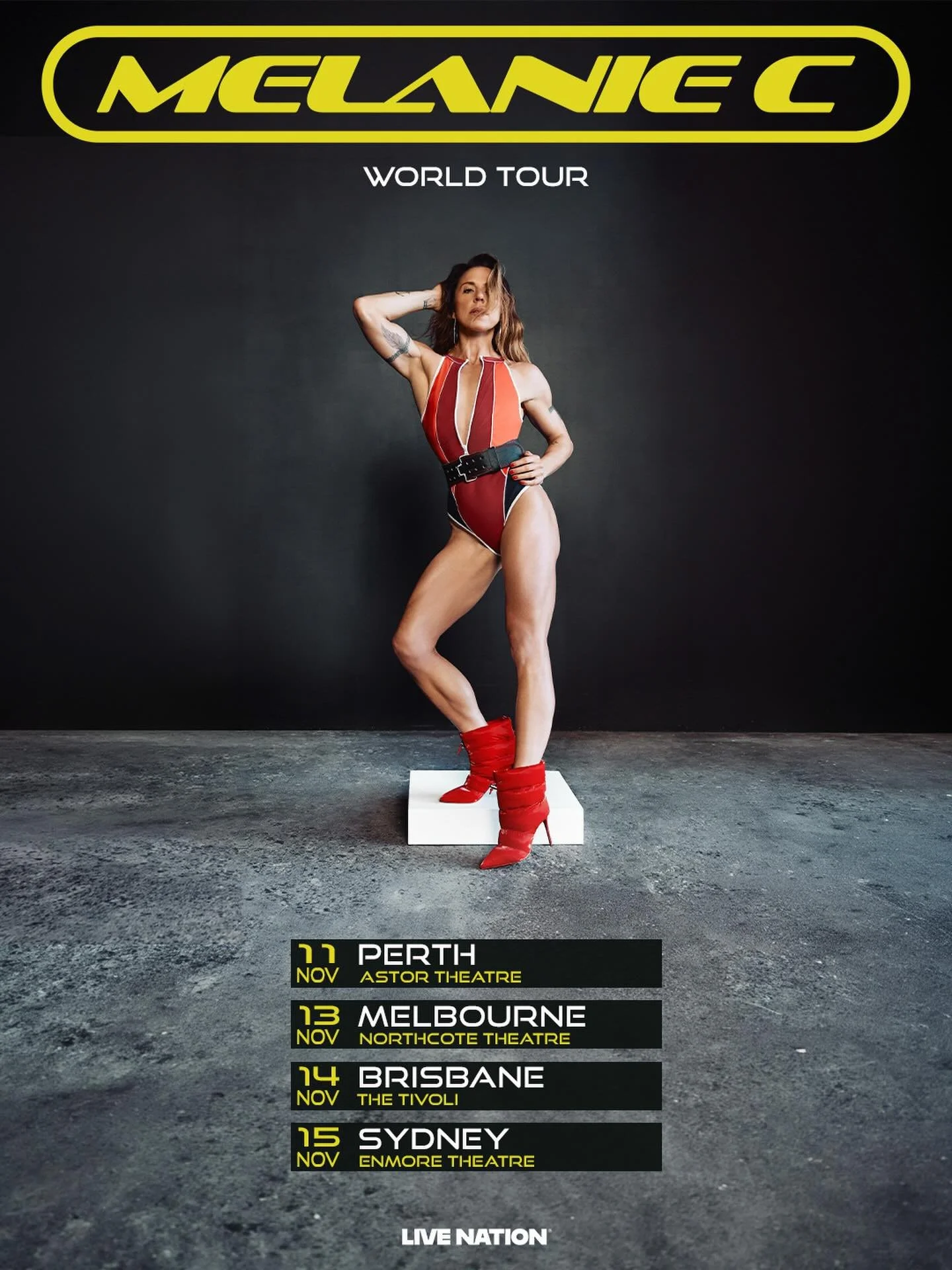 Following the global announcement of her 2026 World Tour, @melaniecmusic will bring her electrifying live show to Australia this November, with headline dates in Perth, Melbourne, Brisbane and Sydney 🙌

Presented by @livenationaustralia 

Presale st