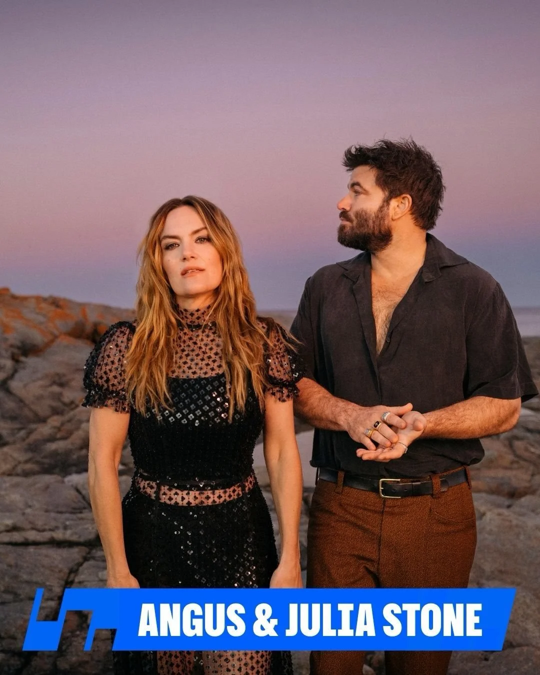 Big welcome to @angusandjuliastone 💙 

Celebrating the release of &lsquo;Karaoke Bar&rsquo; - the first single from the new album of the same name, due 4th Sept.

A few moments from last week >>