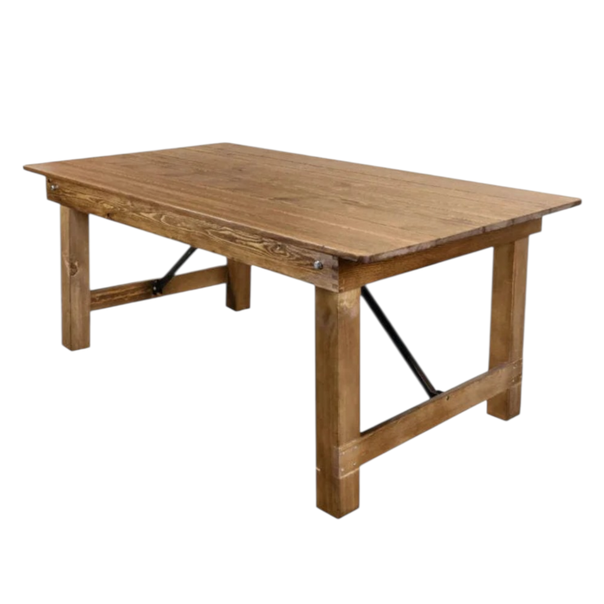 Wood Farm Table Rental Kansas City