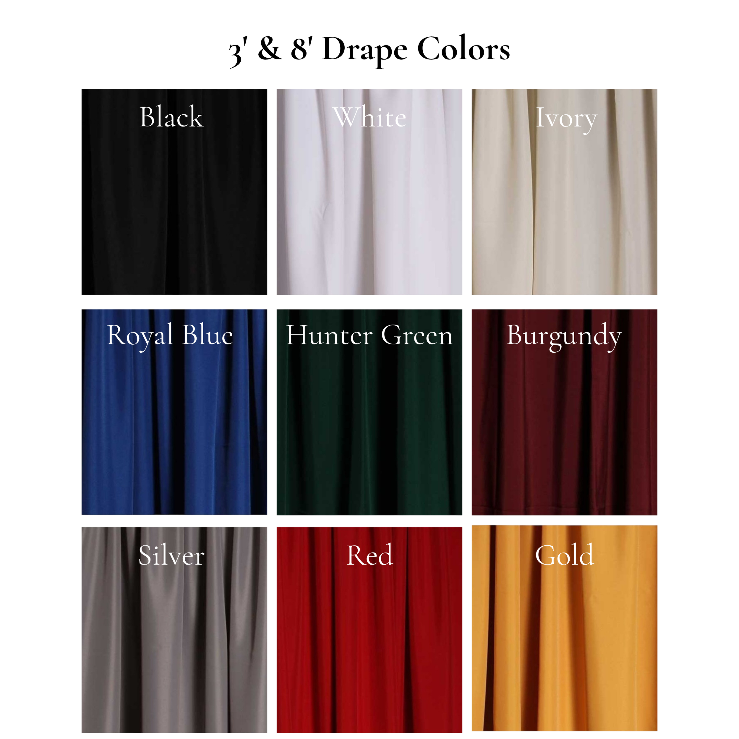 Polyester Drape Rentals Kansas City
