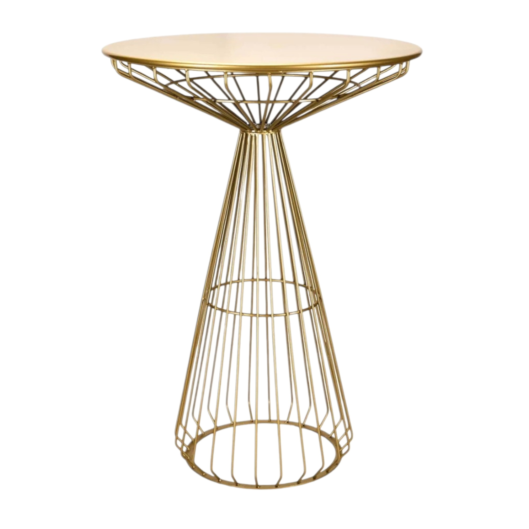 Gold Cocktail Table Rental Kansas City