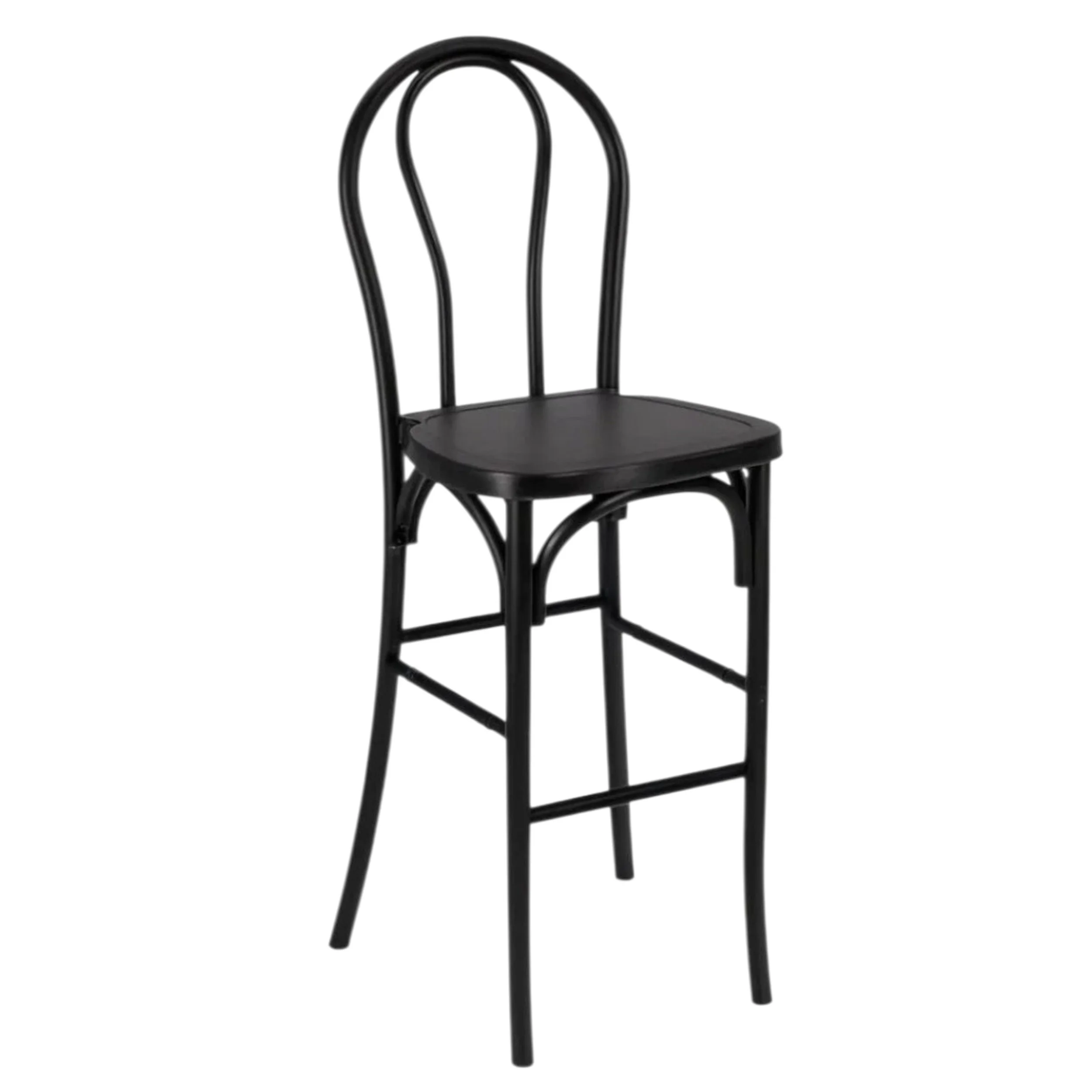 Black Bentwood Barstool Rental Kansas City