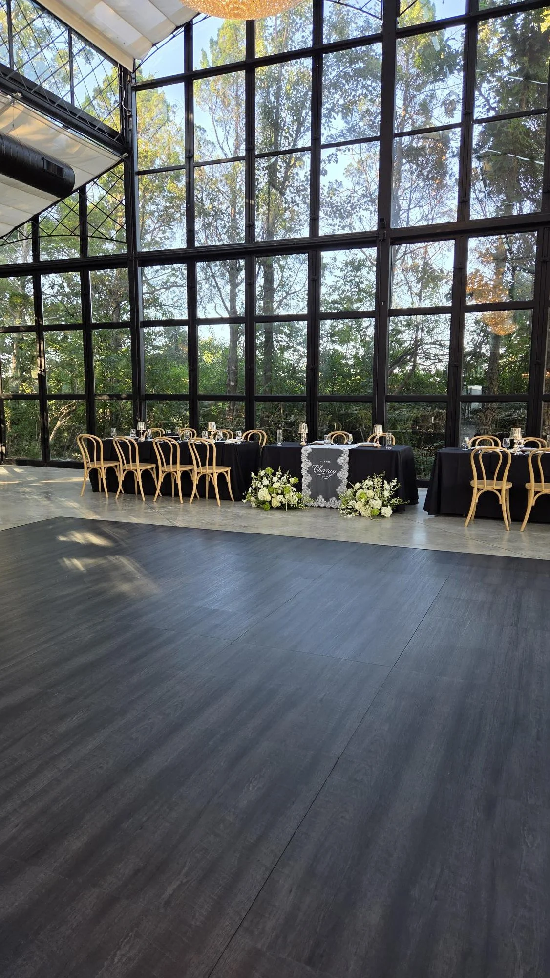 Black Dance Floor Rental Kansas City