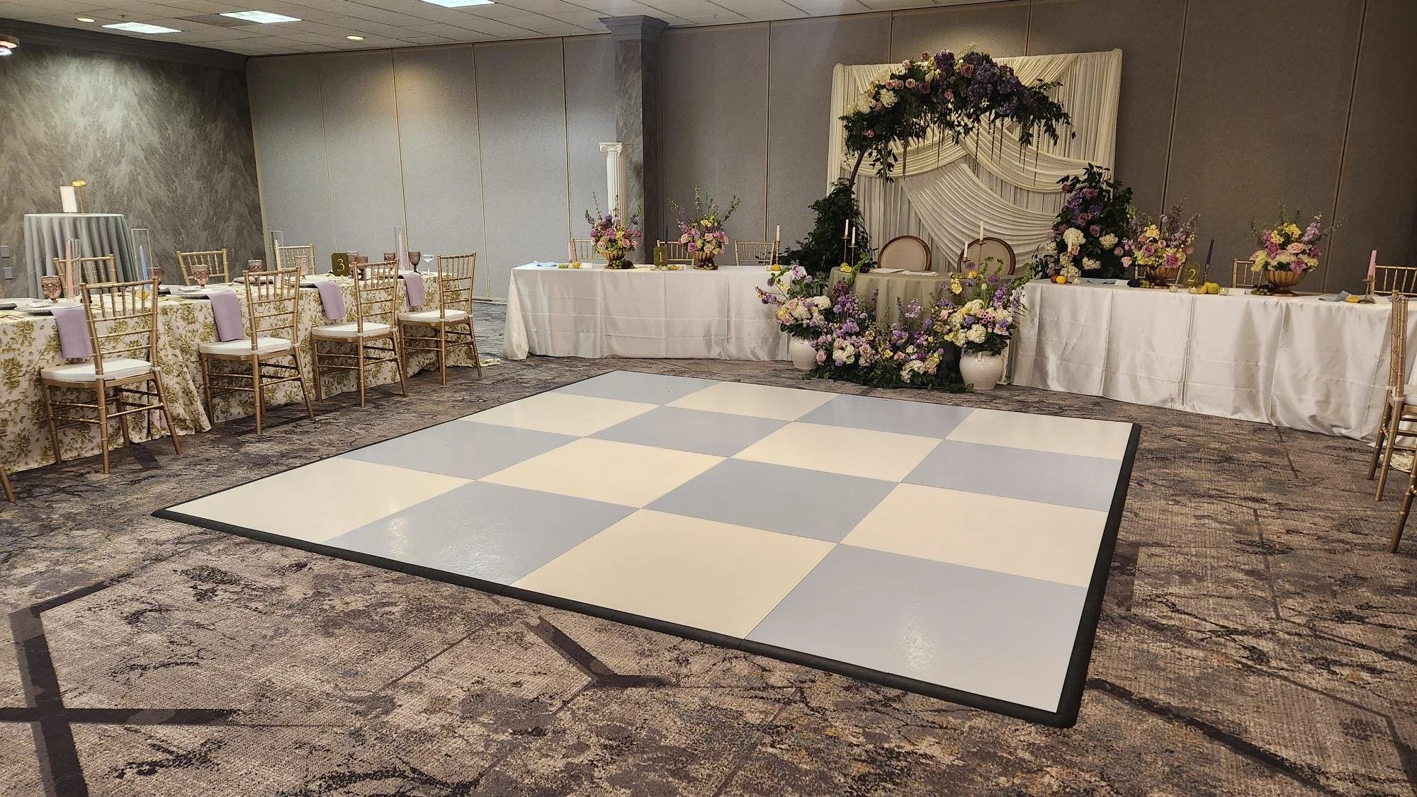 Blue Dance Floor Rentals Kansas City