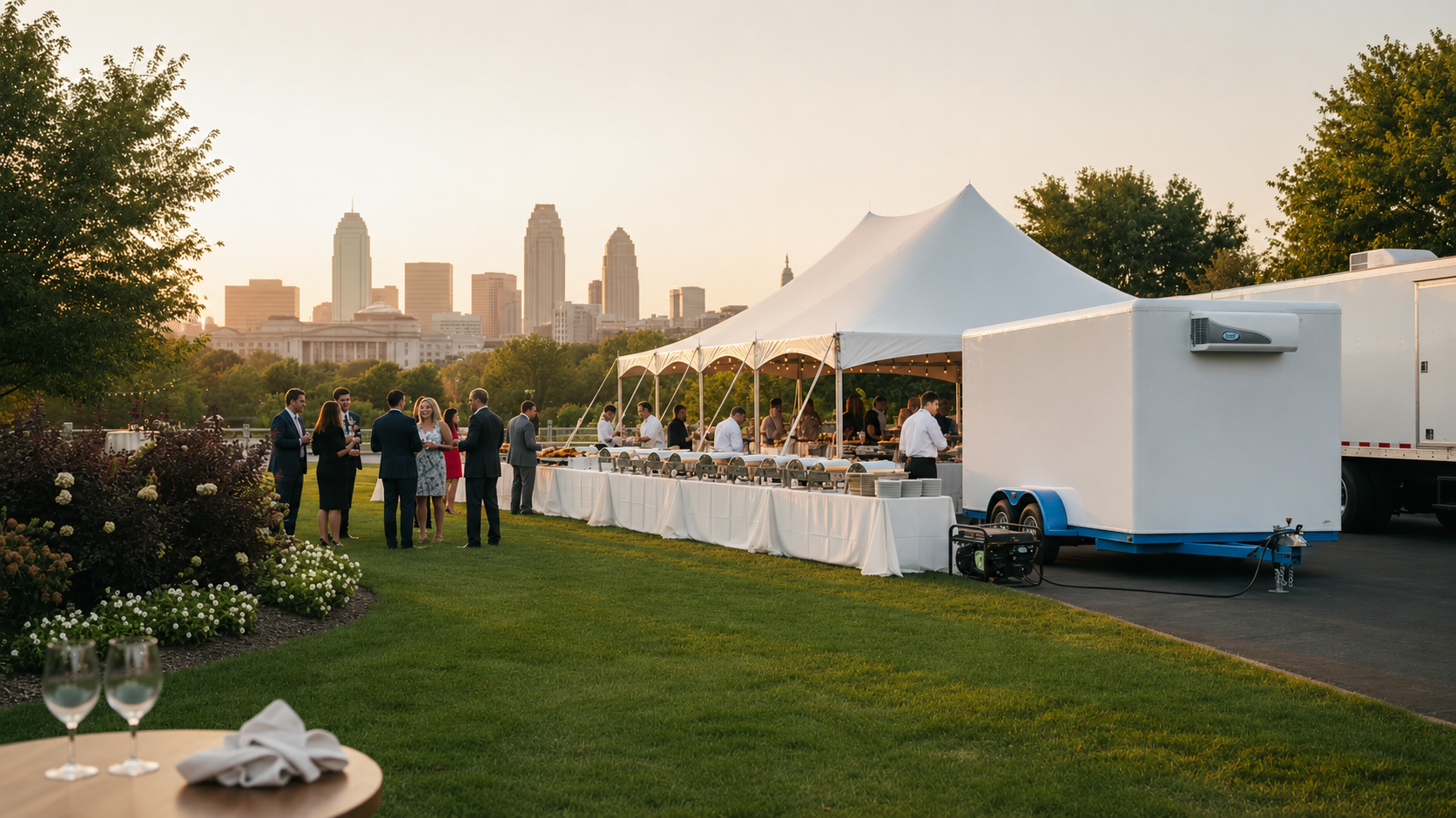 Wedding Refrigerated Trailer Kansas City