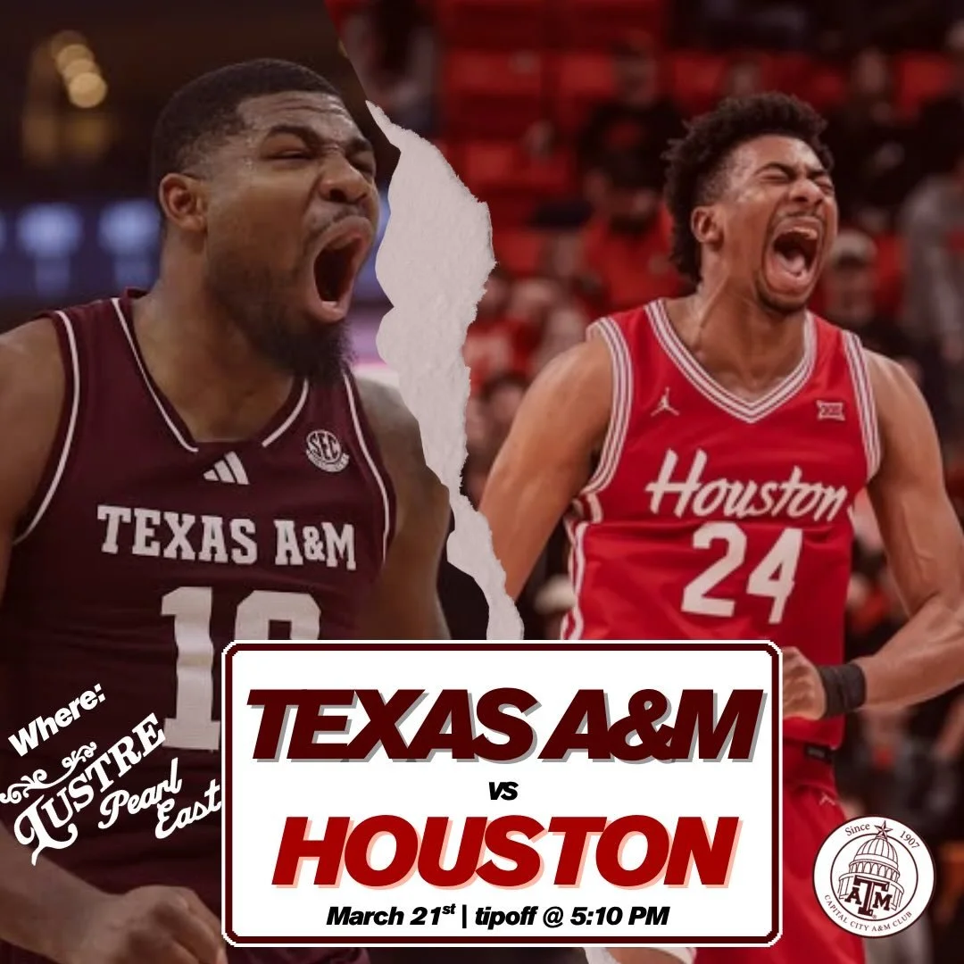 🏀 Round 2!!!!! 🏀

Come for cold beer and stay for Buckyball!

Join us tomorrow at Lustre Pearl East to cheer on our Ags as they take on Houston in Round Two of March Madness.

📅 Saturday, March 21st
📍Lustre Pearl East
⏰ 5:10 PM CST

Get loud, get