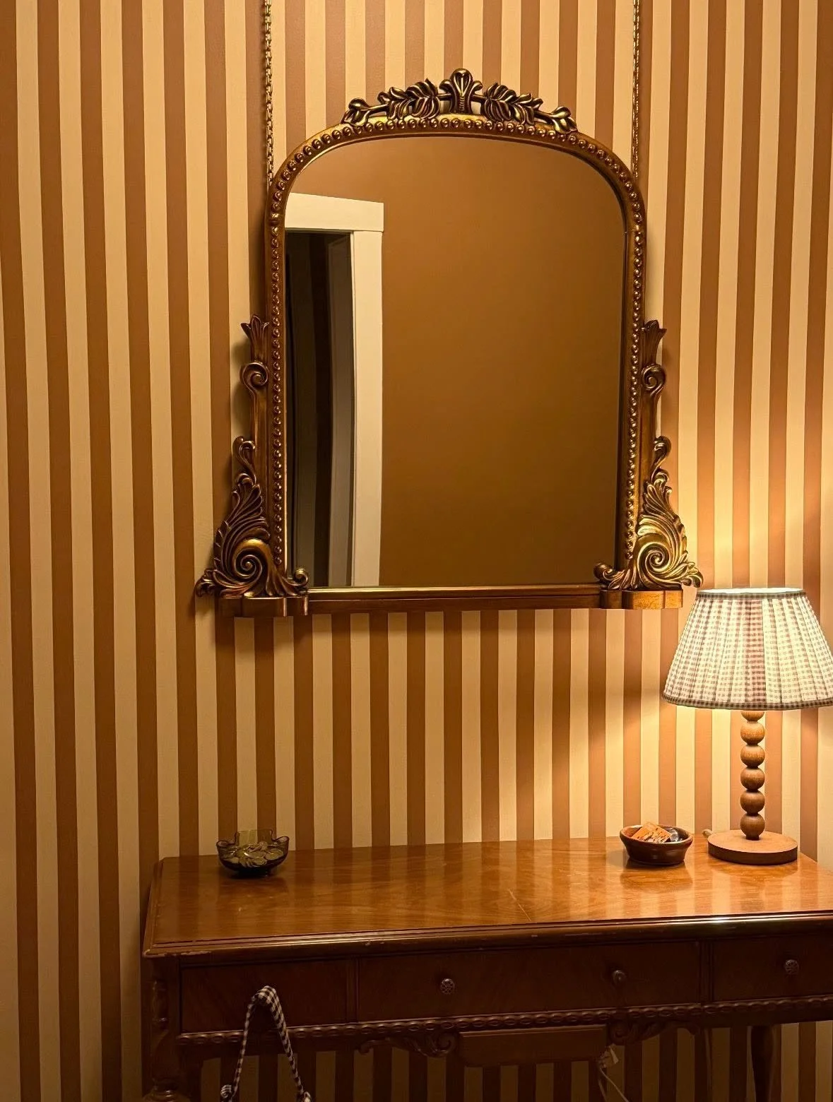 Painted Striped Hall, Oak Park.