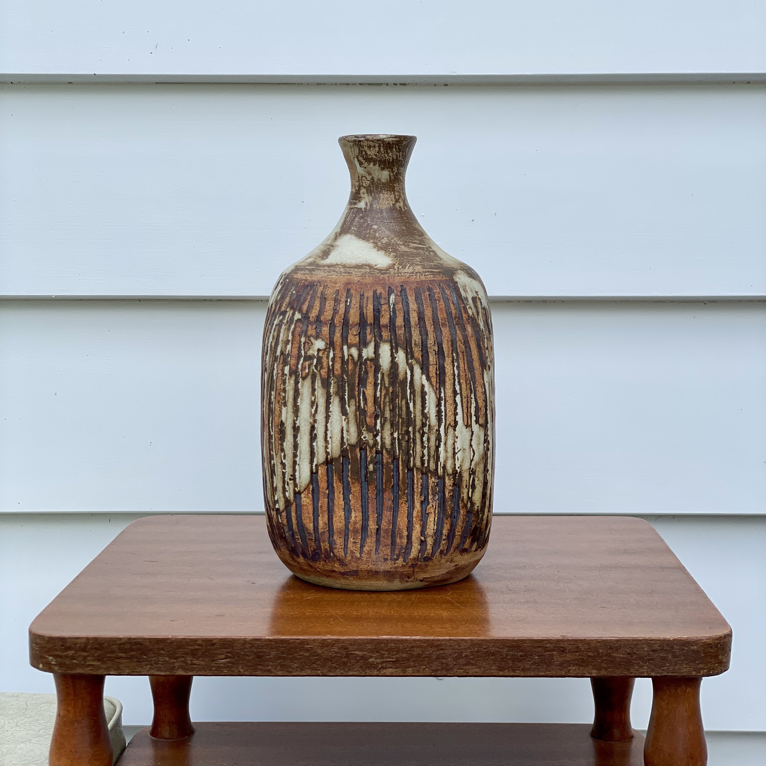 Rectangular Stoneware Vase