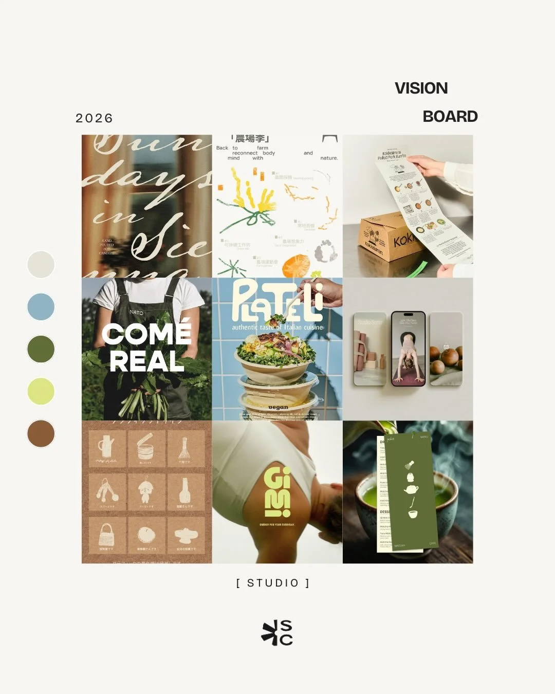 Finally put up my 2026 vision board. As designers, being &ldquo;creative&rdquo; often means our thoughts and directions can get messy easily, so this year I&rsquo;m choosing refocus as my theme and consciously putting in the work to stay on the path 