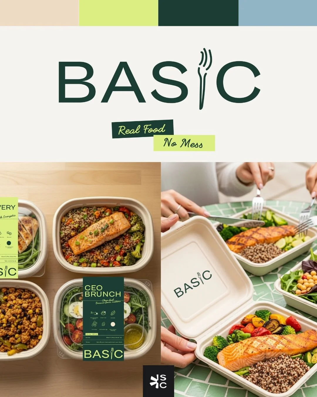 New Branding Design: BASIC💚
BASIC is my first branding project of the year and a self initiated project with no client involved. The idea came from a common phenomenon I&rsquo;ve observed in many workplaces where people struggle to eat healthy simpl