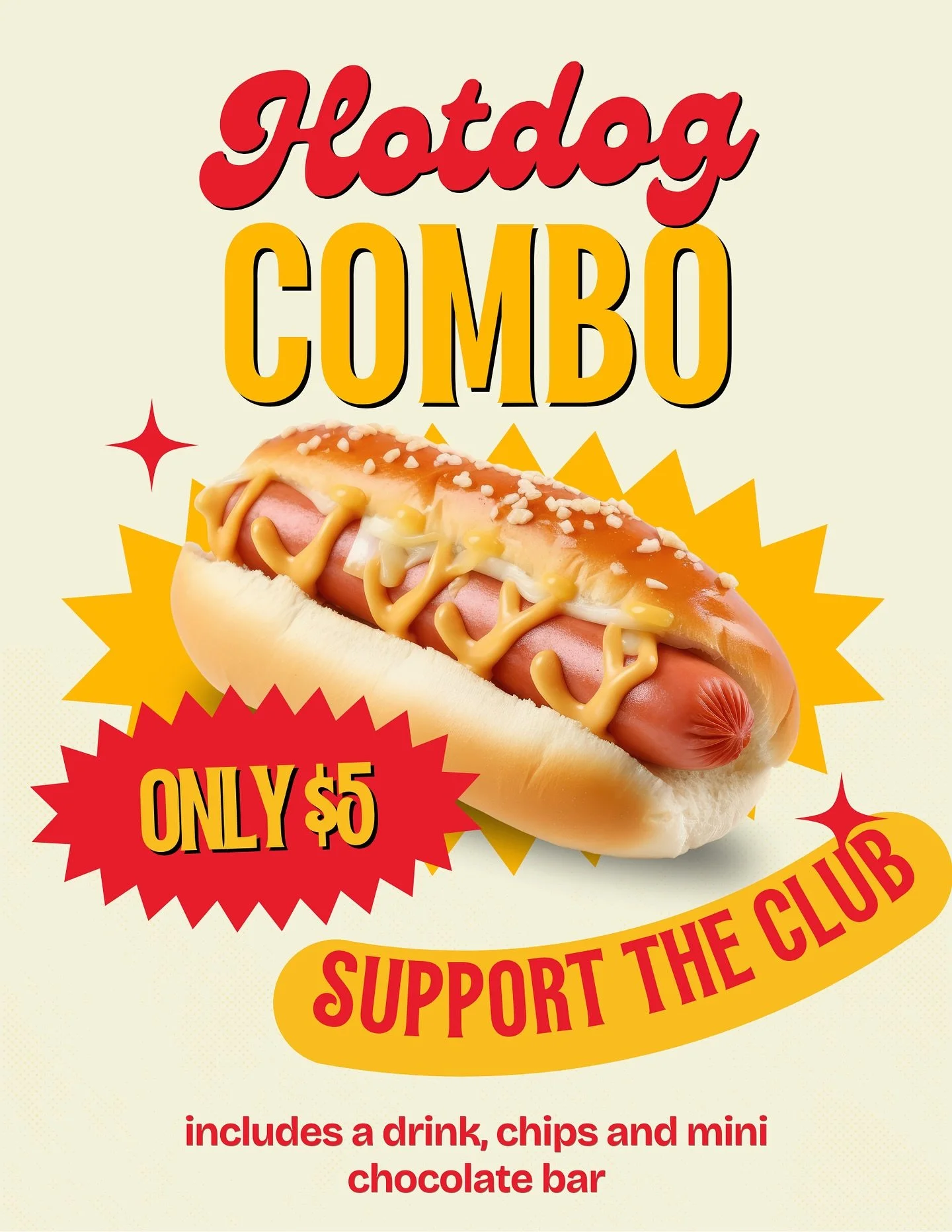 Game day is tomorrow and the concession stand is ready to serve up some delicious eats 🌭
