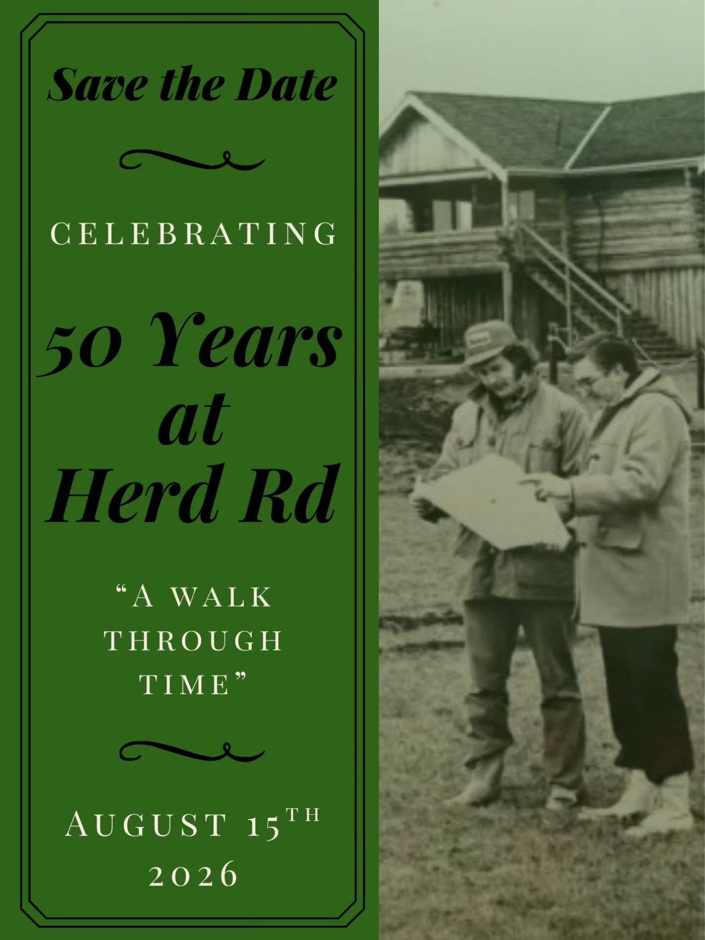 Can you believe we've been at Herd Rd for 50 years?! I'm sure the neighbours can 😄