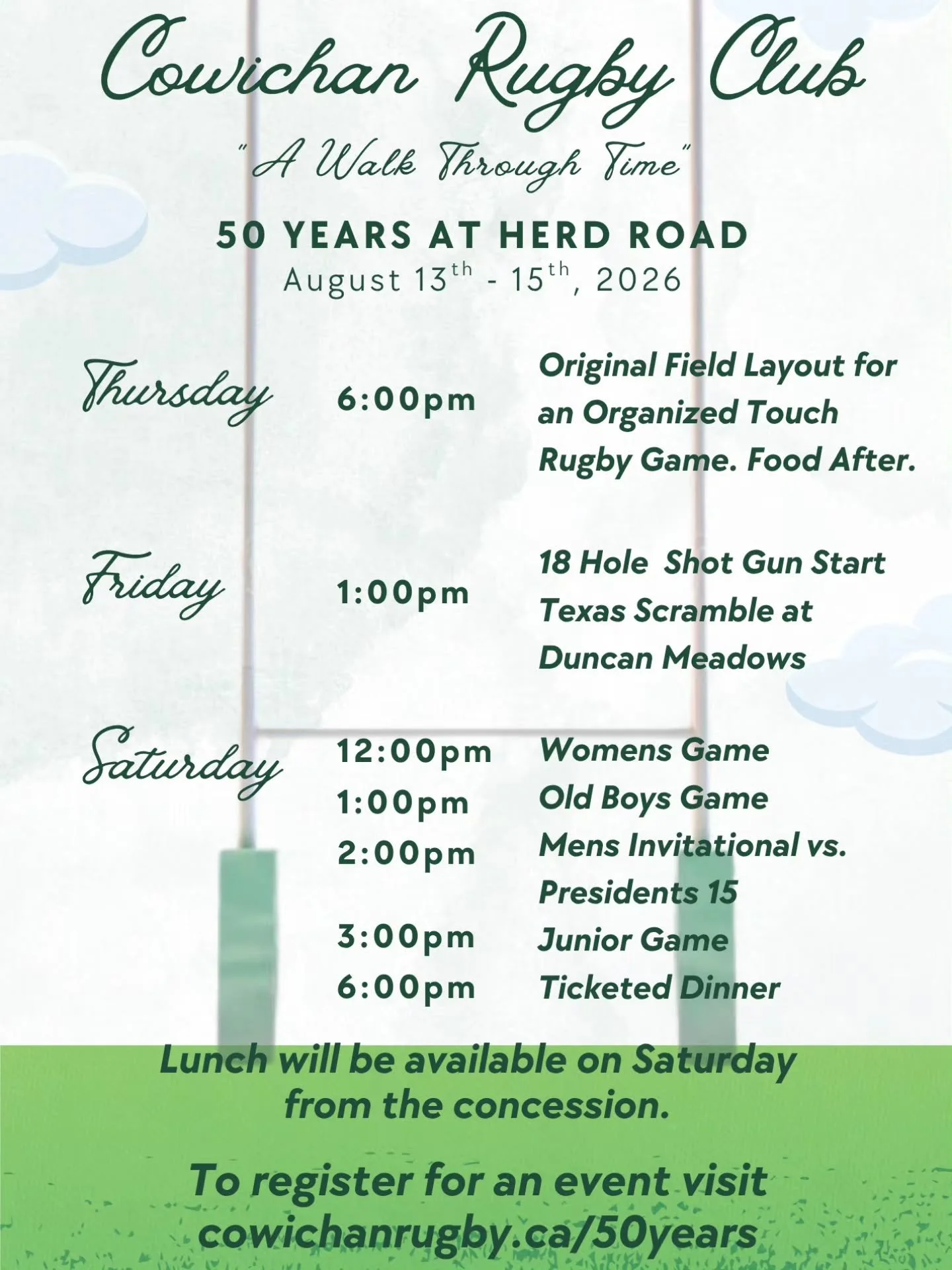 You're invited!!
What a better reason to celebrate then 50 years of owning our own place!
Visit our website for more details!