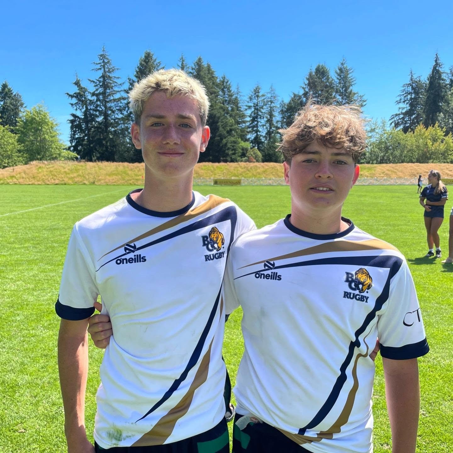 🐷Tate McGeachy &amp; Seth Moore🐷 at BC Rugby's Build a Bear U15 Camp July 26-30 🐻
