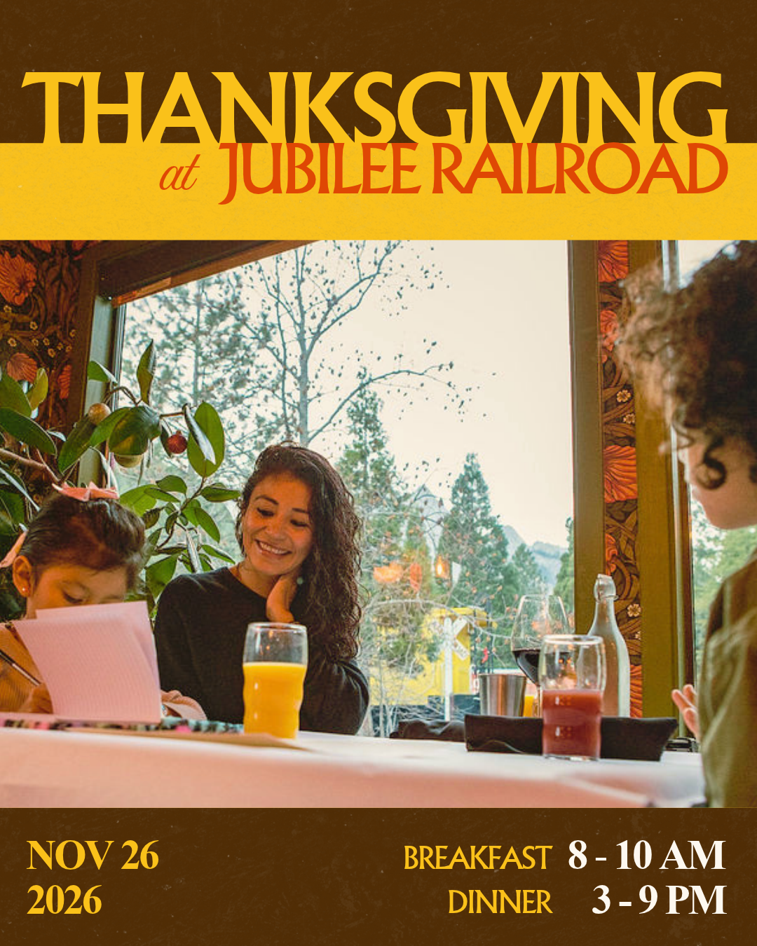 Thanksgiving at The Dining Car!