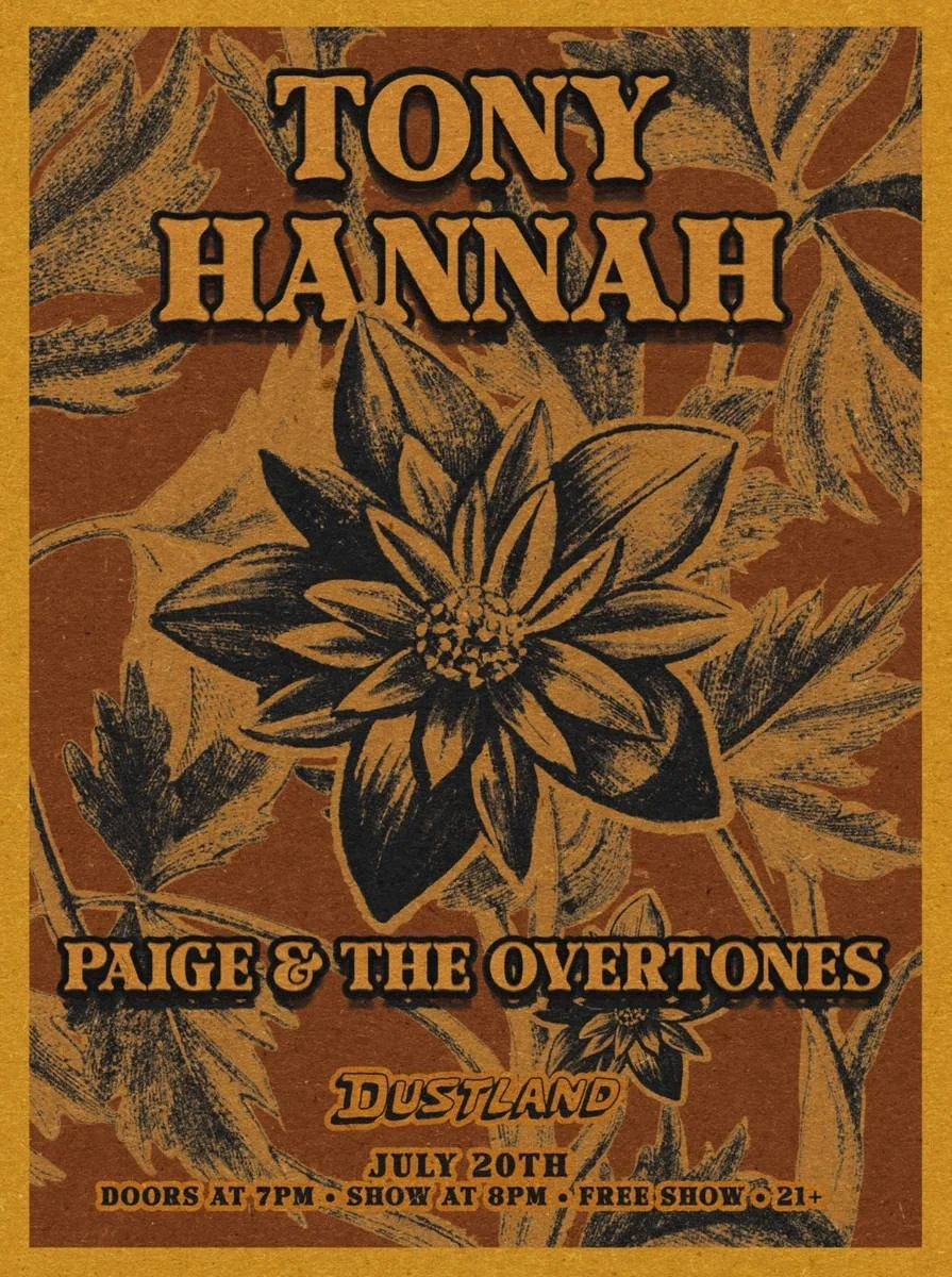 Tony Hannah w/ Paige & The Overtones