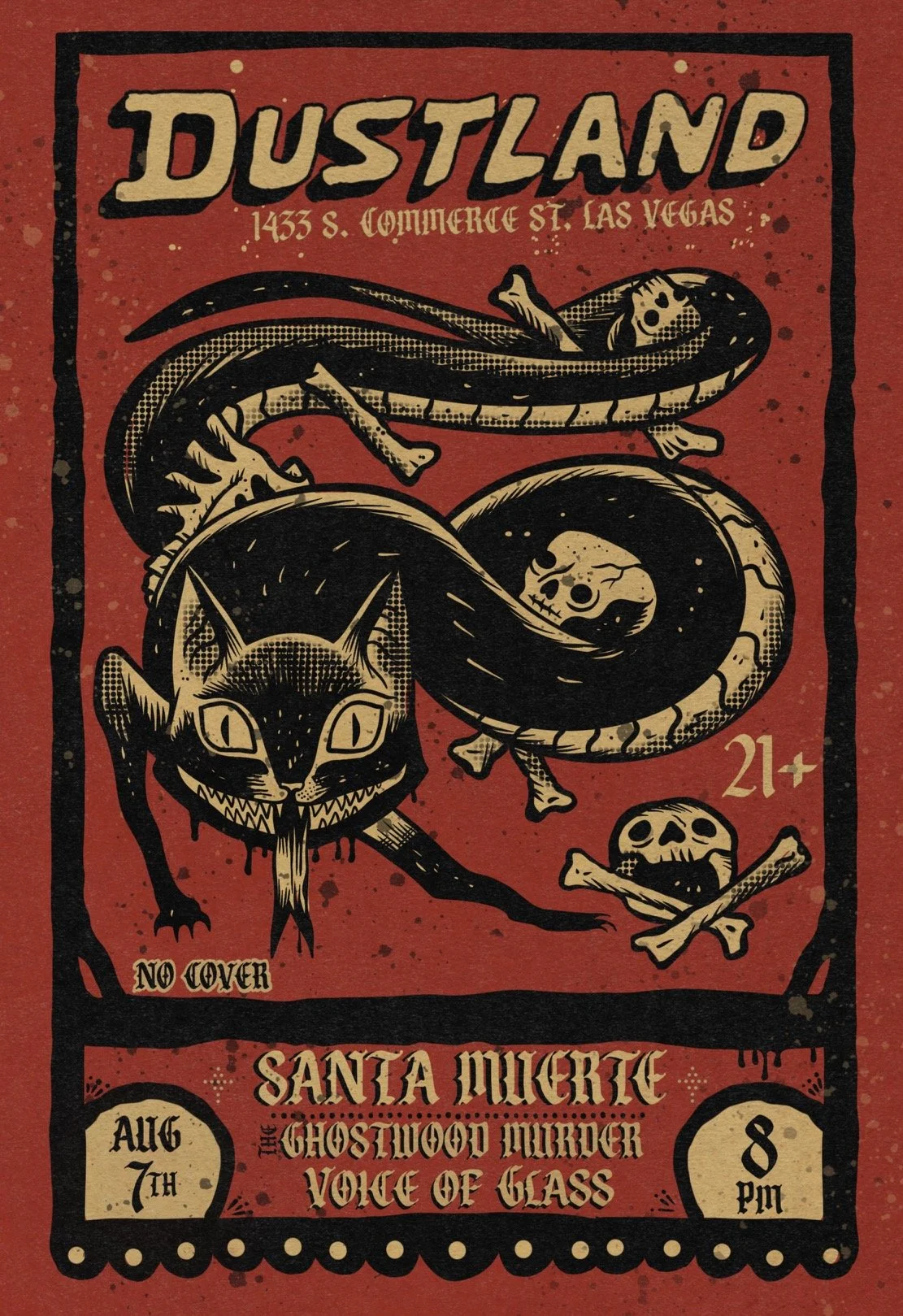 Santa Muerte w/ Ghostwood Murder & Voice of Glass