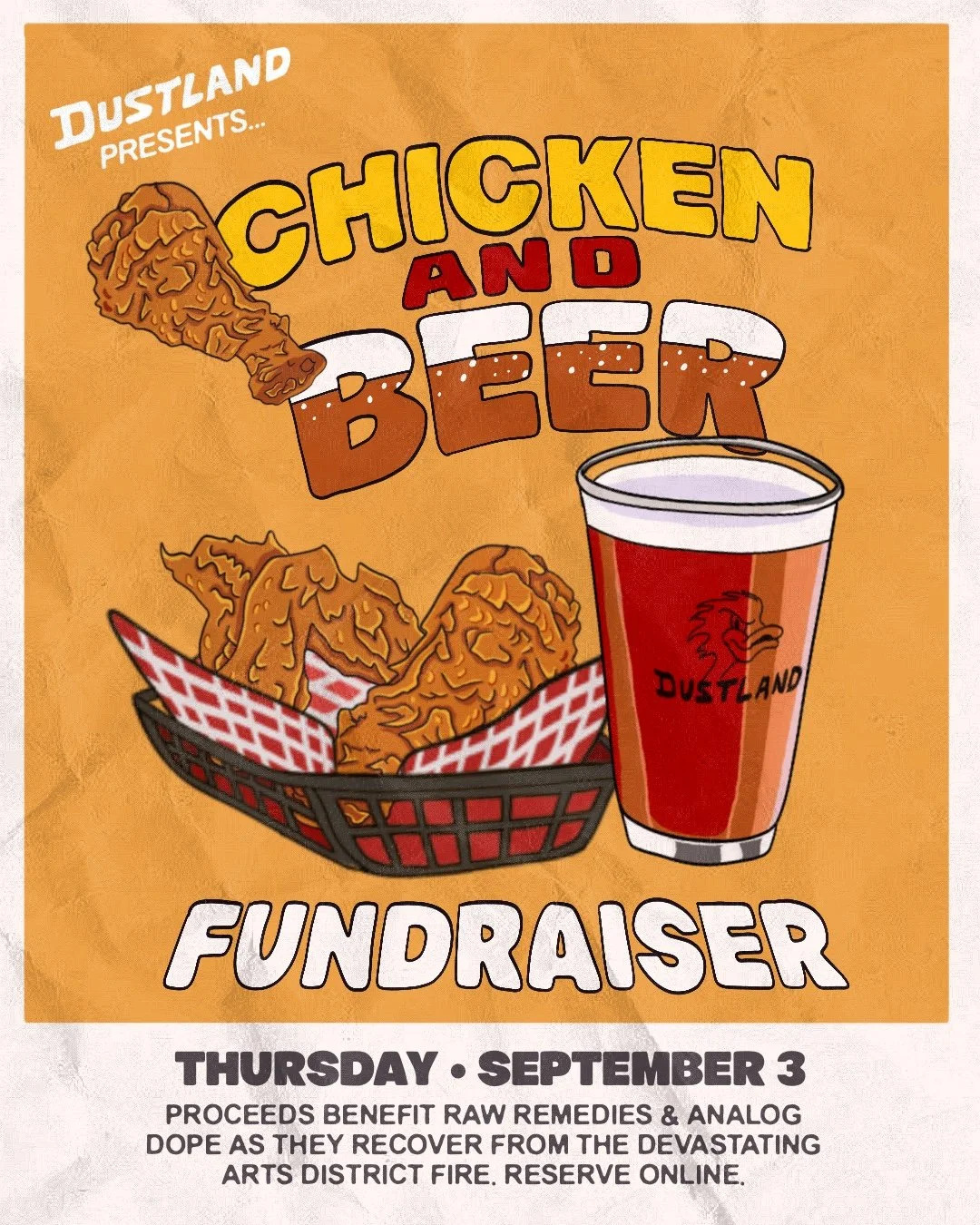 FUNDRAISER | Chicken and Beer