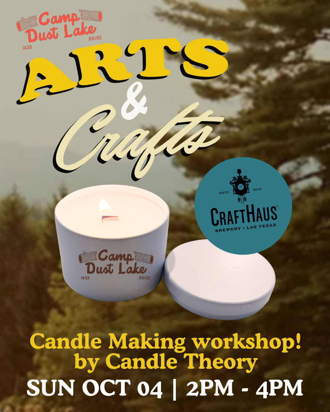 Camp Arts + Craft | Candle Making Workshop