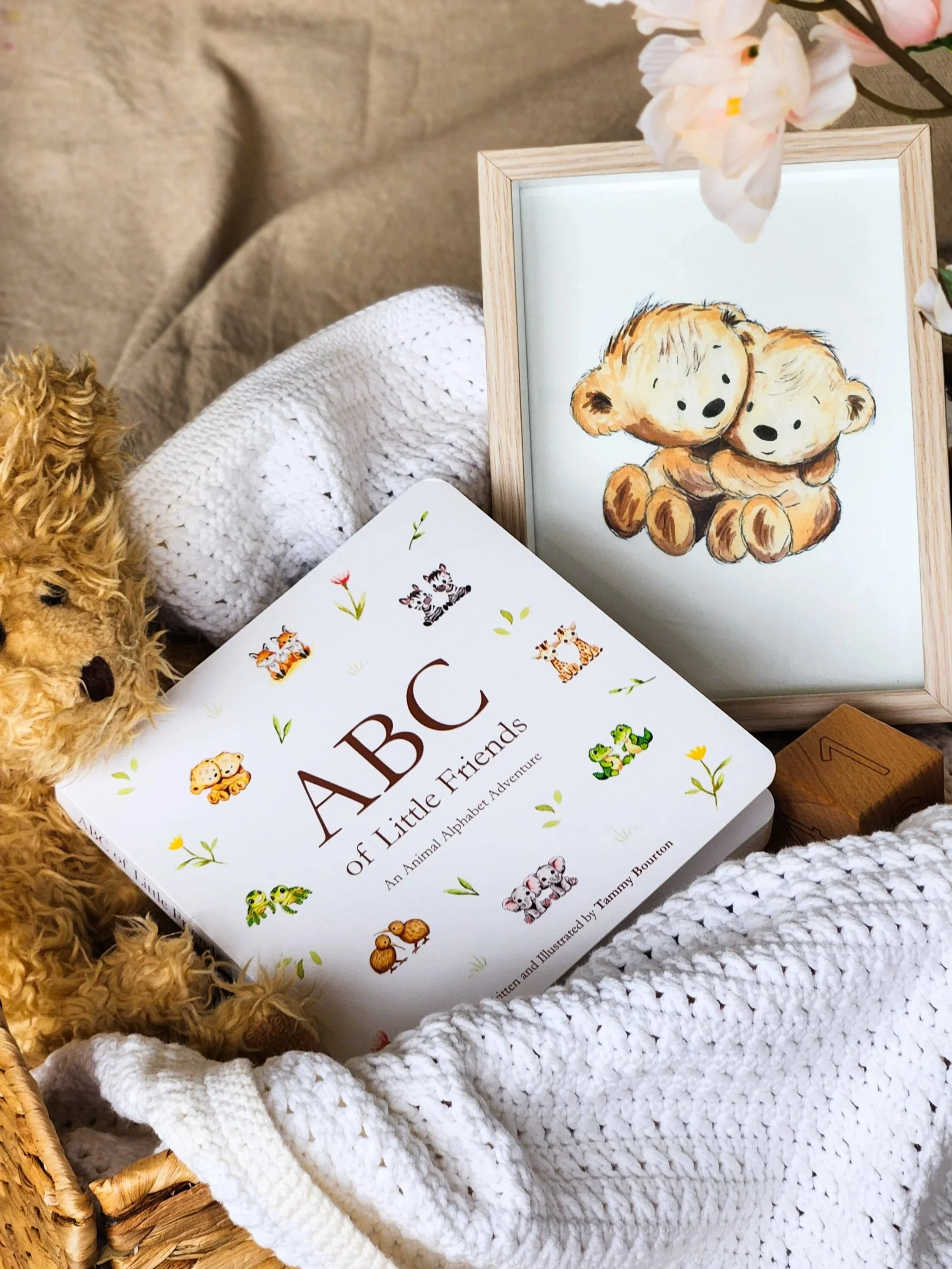 ABC of Little Friends + Art Print Bundle